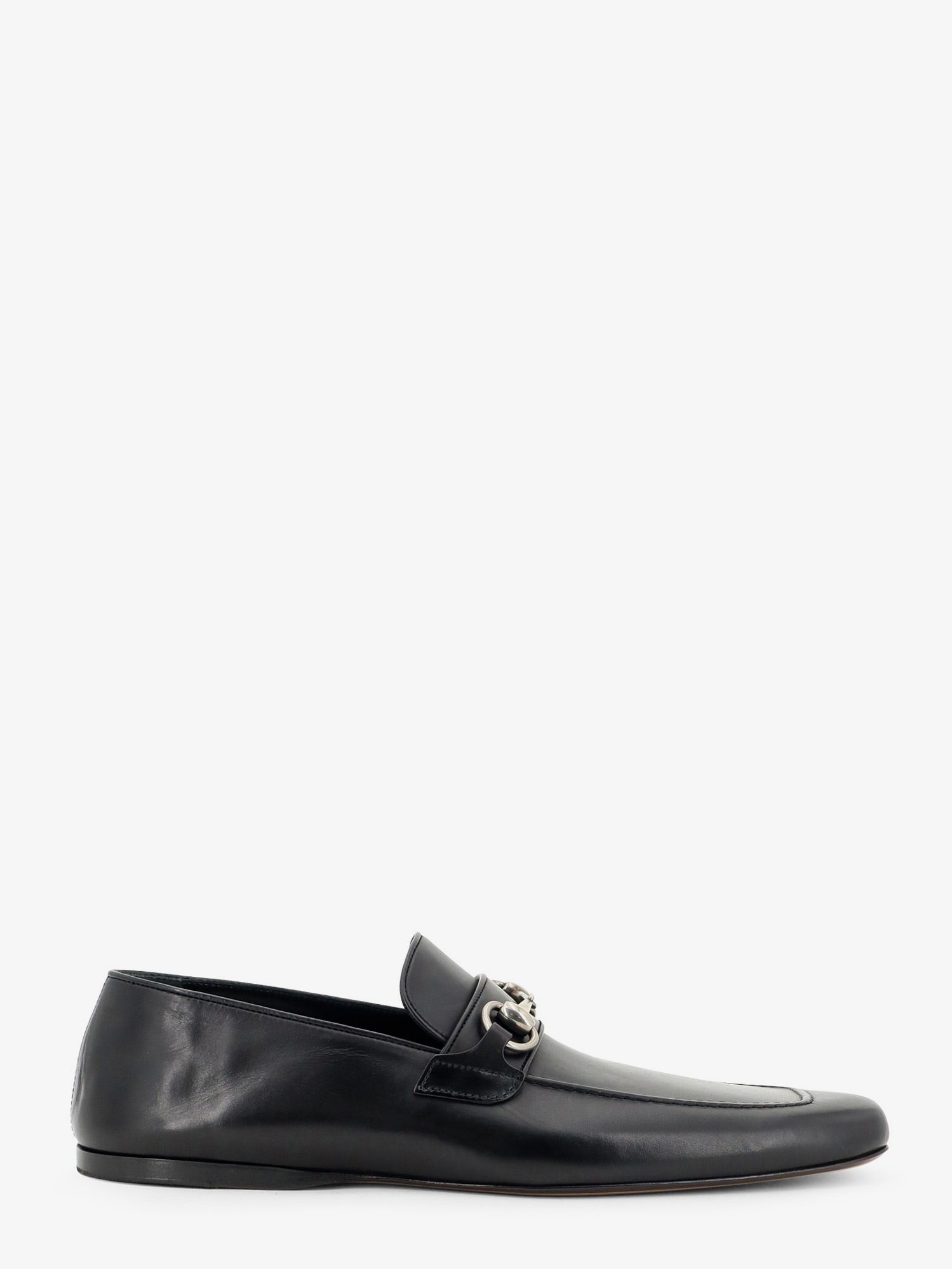 Gucci Leather Loafers With Metal Horsebit