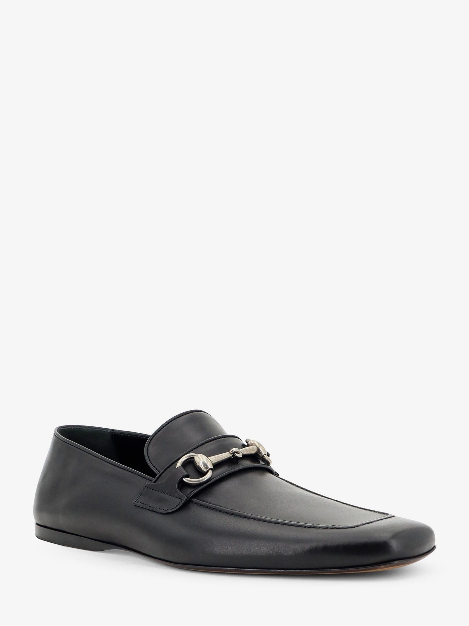 Gucci Leather Loafers With Metal Horsebit