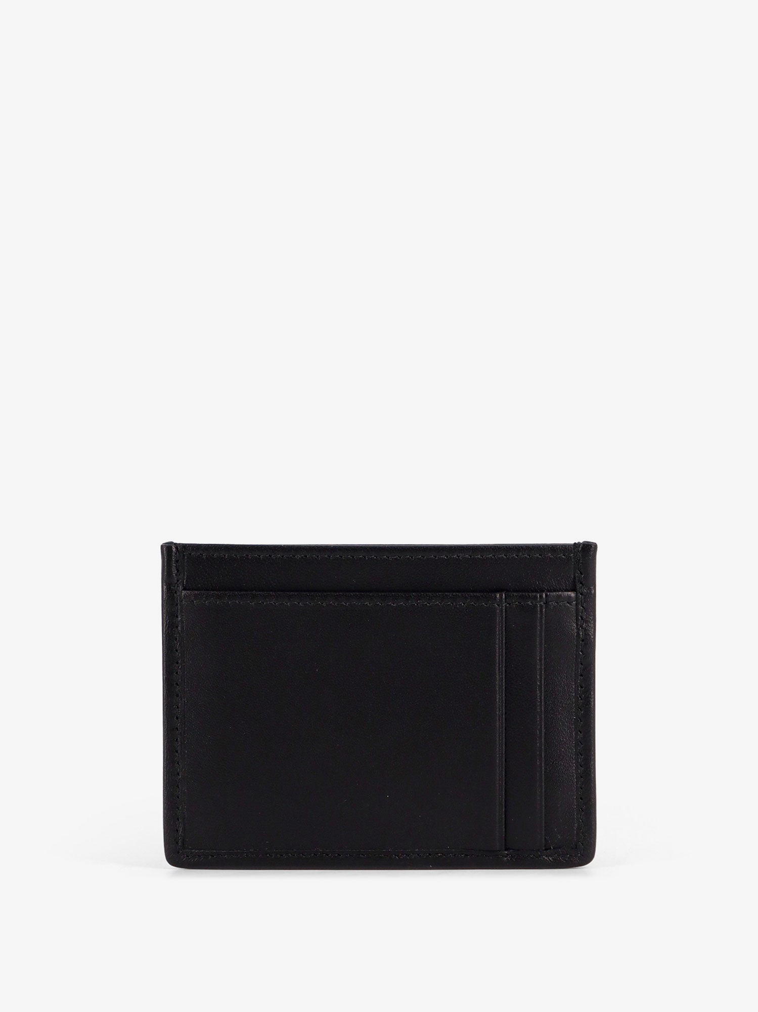 Miu Miu Quilted Leather Card Holder With Metal Lettering Logo