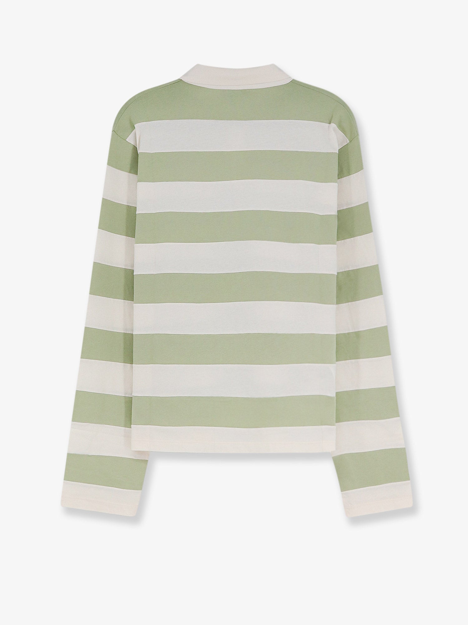 Miu Miu Cotton Polo Shirt With Striped Pattern