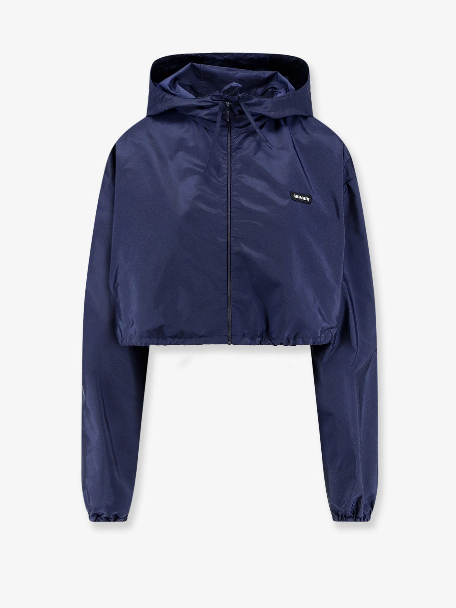 Miu Miu Cropped Recycled Nylon Jacket