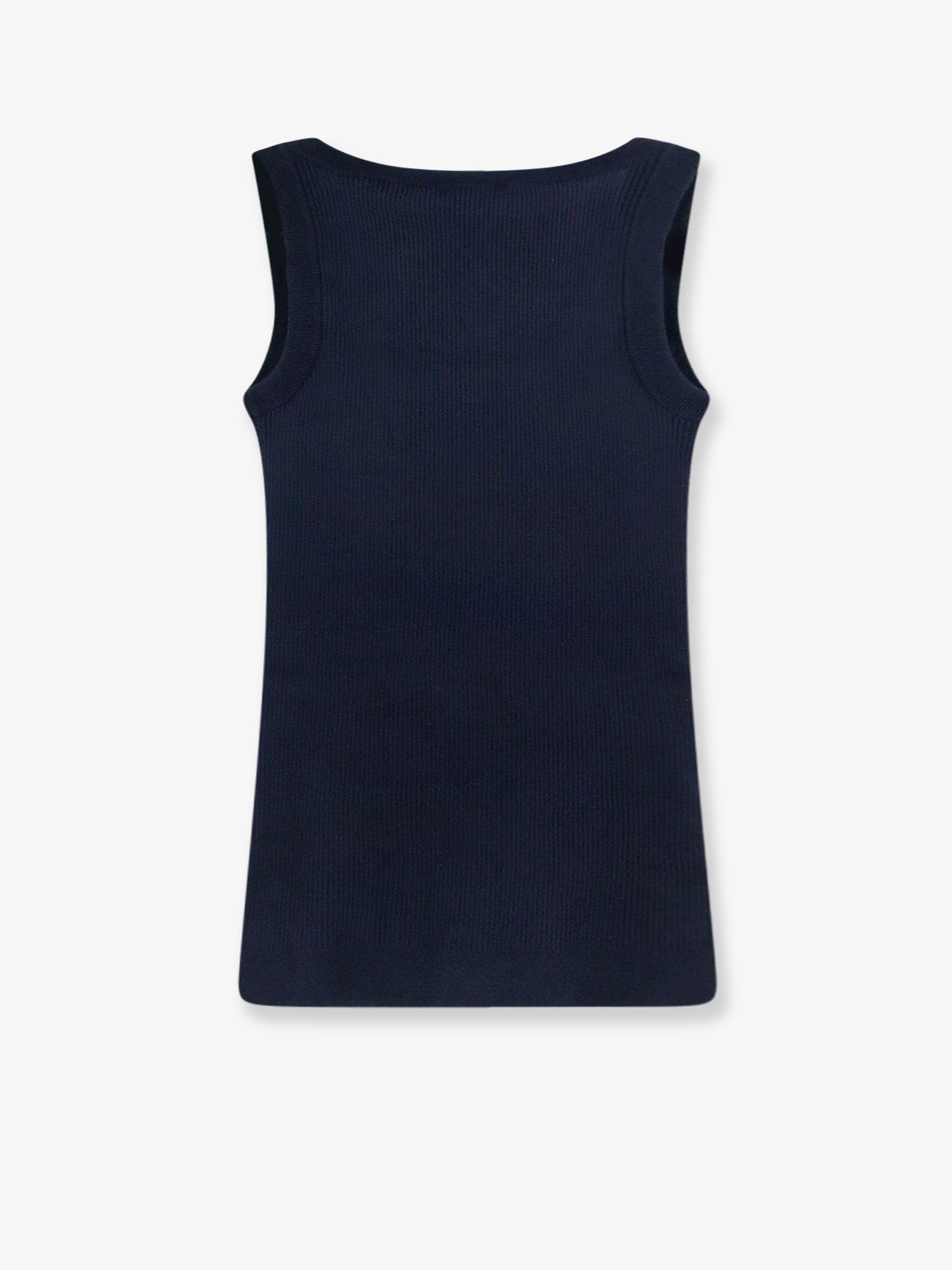 Miu Miu Ribbed Cotton Tank Top
