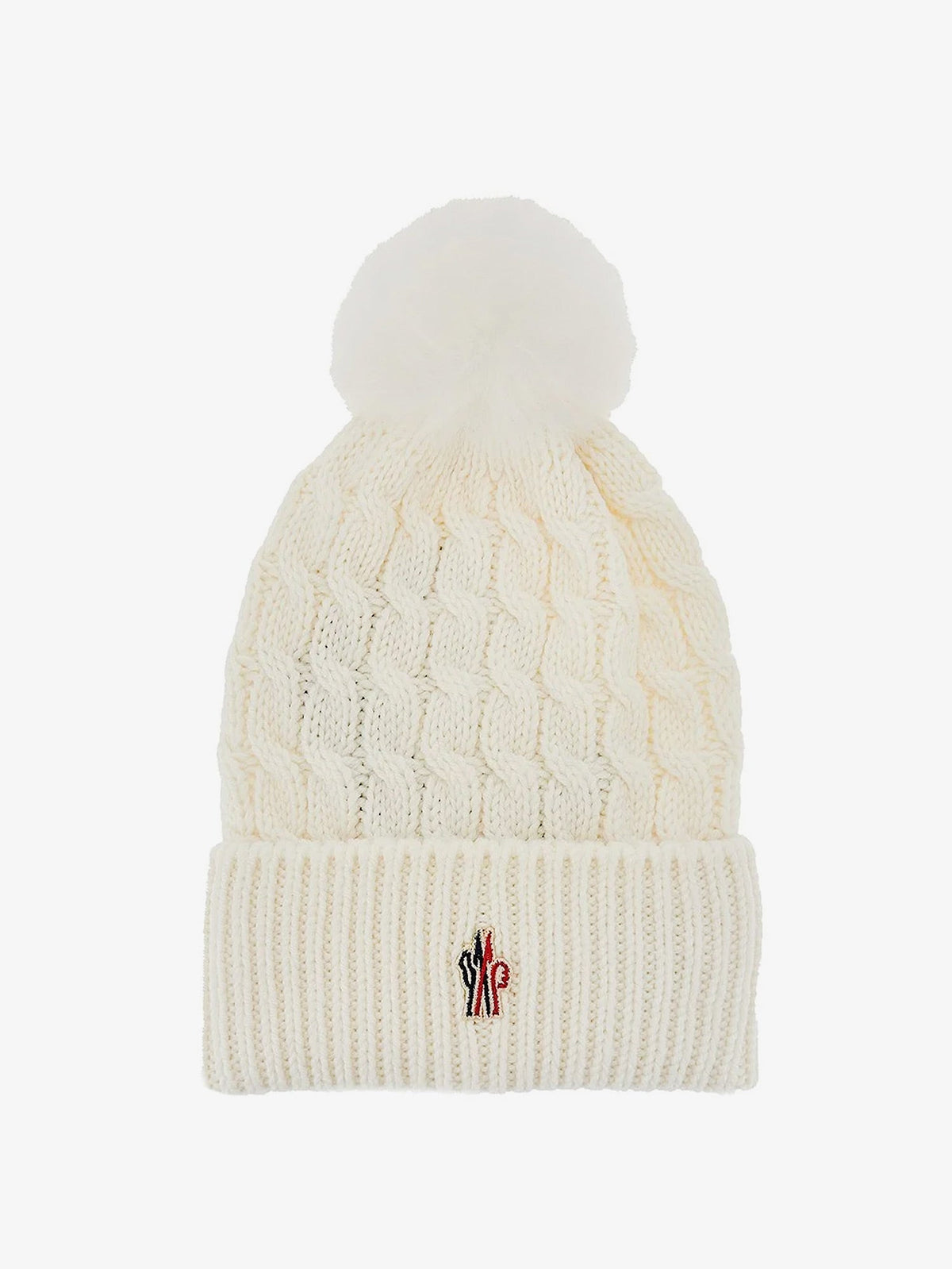 Moncler Grenoble Wool Hat With Pom-pom