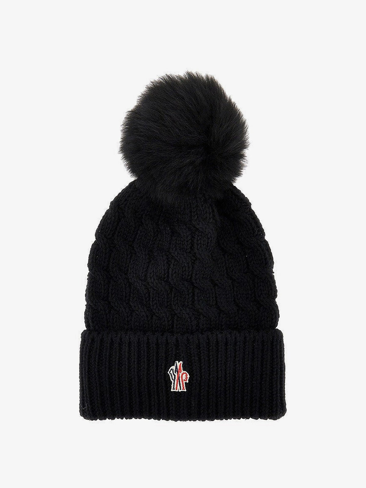Moncler Grenoble Wool Hat With Pom-pom