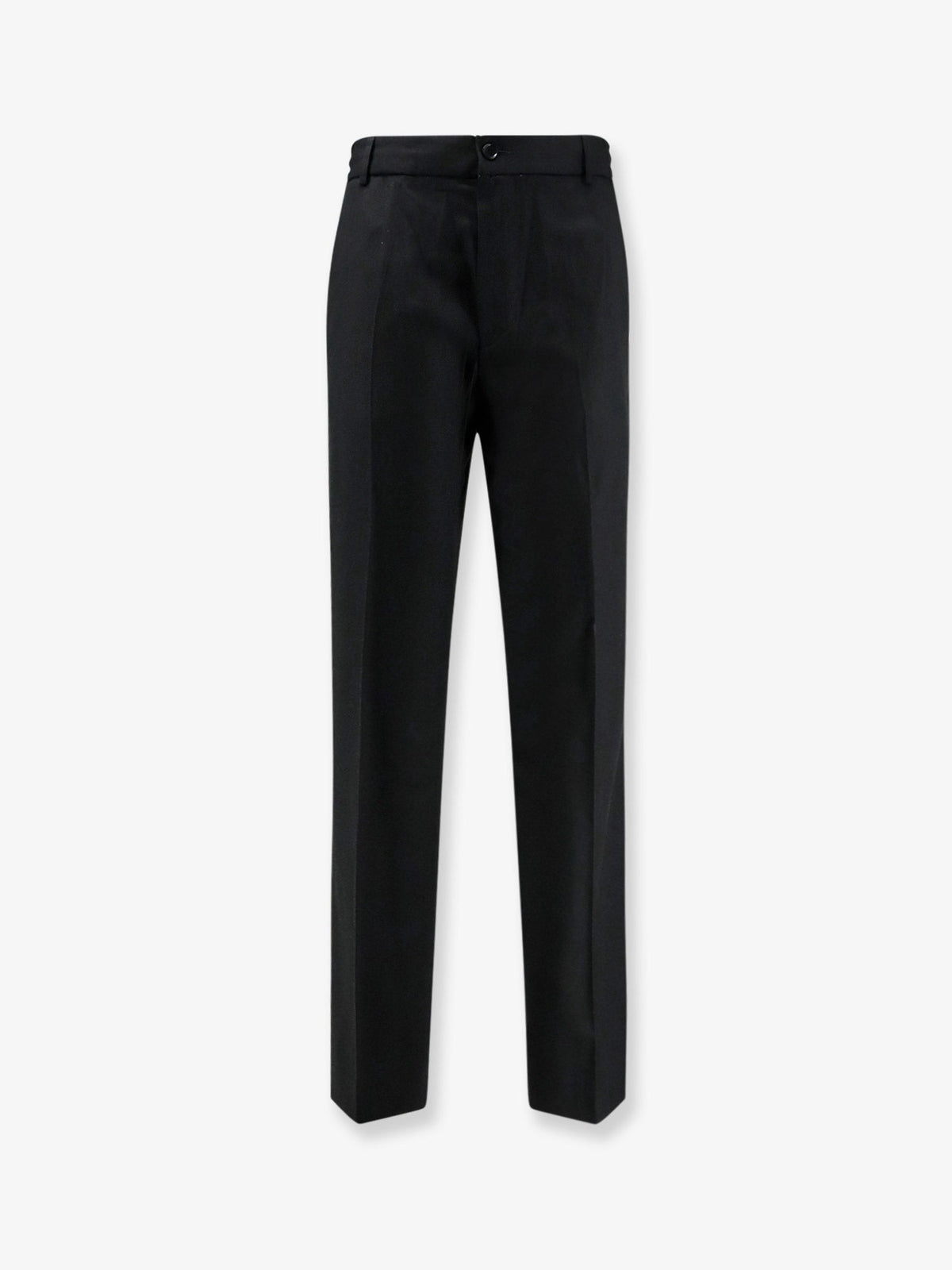 Moncler Virgin Wool Trousers With Elastic And Drawstring
