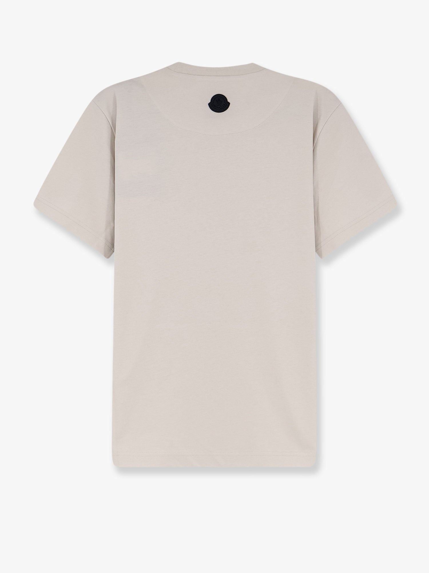 Moncler Cotton T-shirt With Front Logo Patch