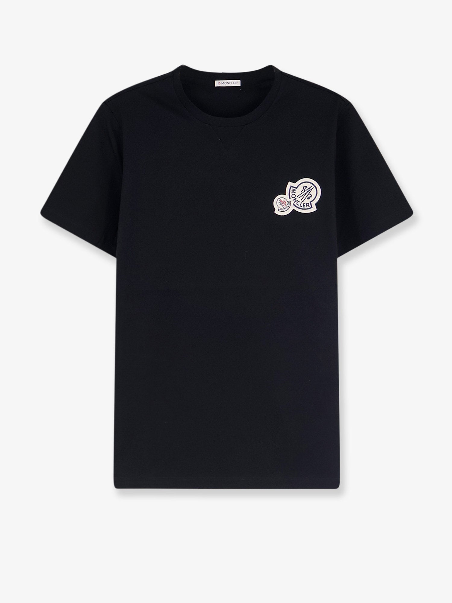 Moncler Biologic Cotton T-shirt With Logo Patch