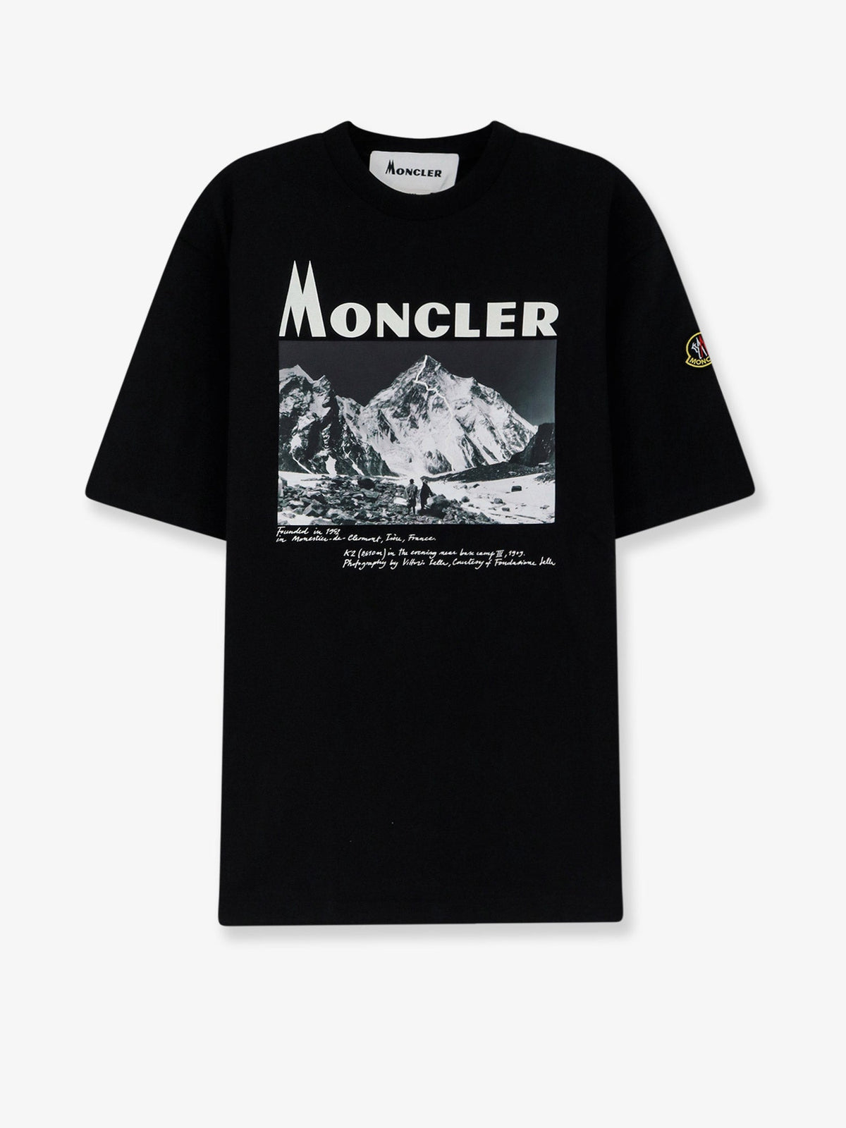 Moncler Cotton Jersey T-shirt With Print
