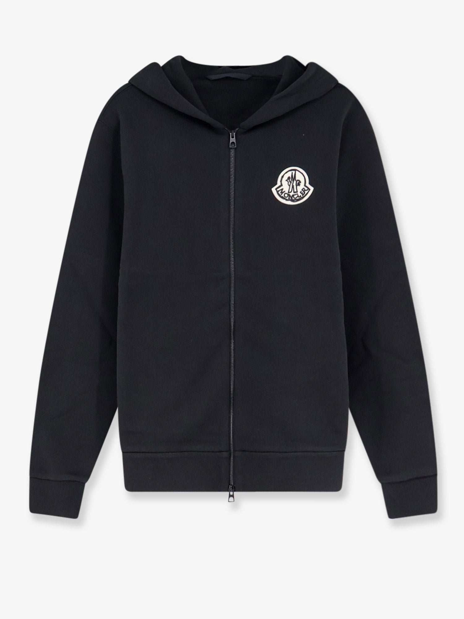 Moncler Cotton Sweatshirt With Logo Patch