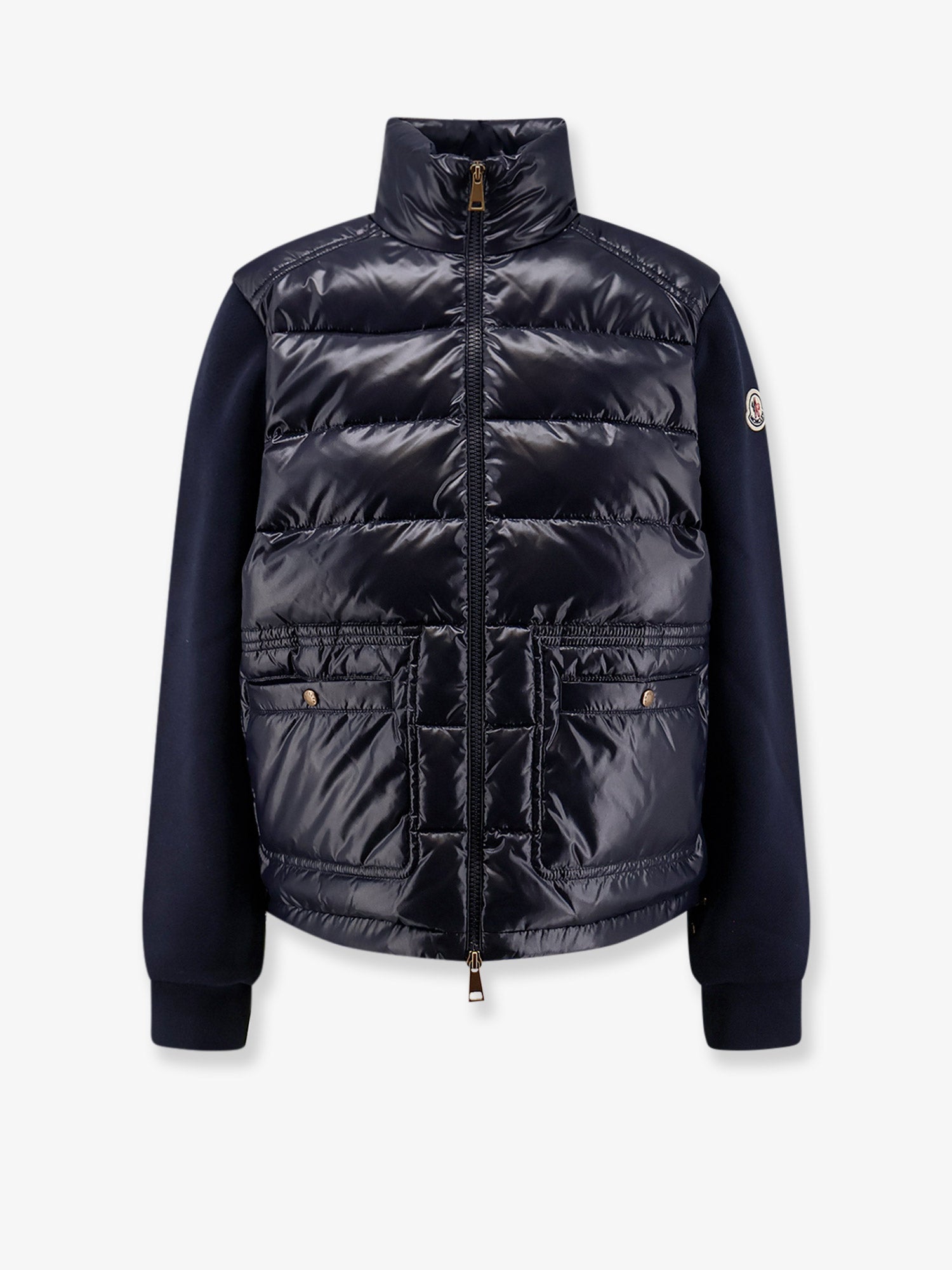 Moncler Padded Jacket With Fabric Details