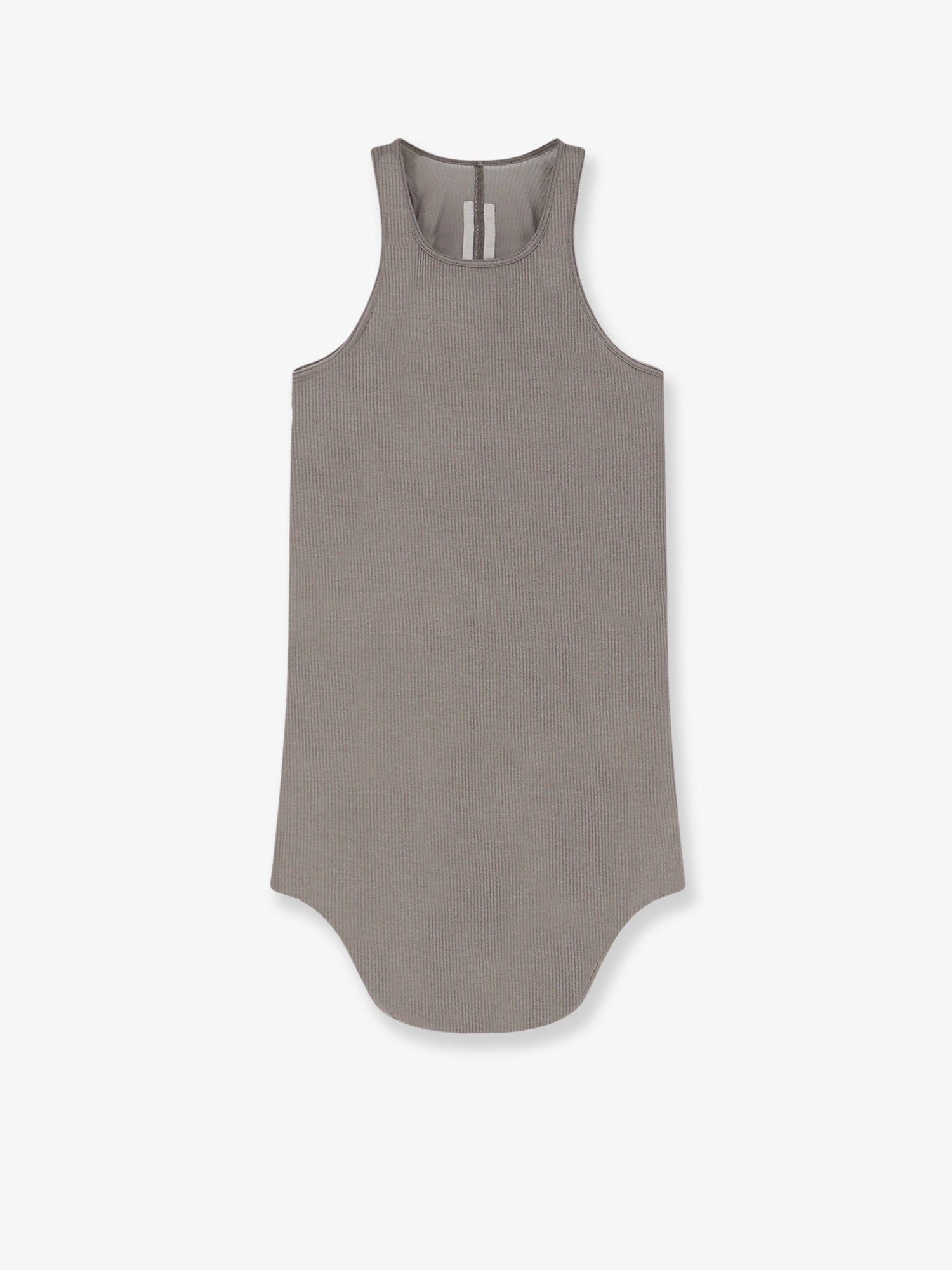 Rick Owens Tower Cotton And Silk Blend Tank Top
