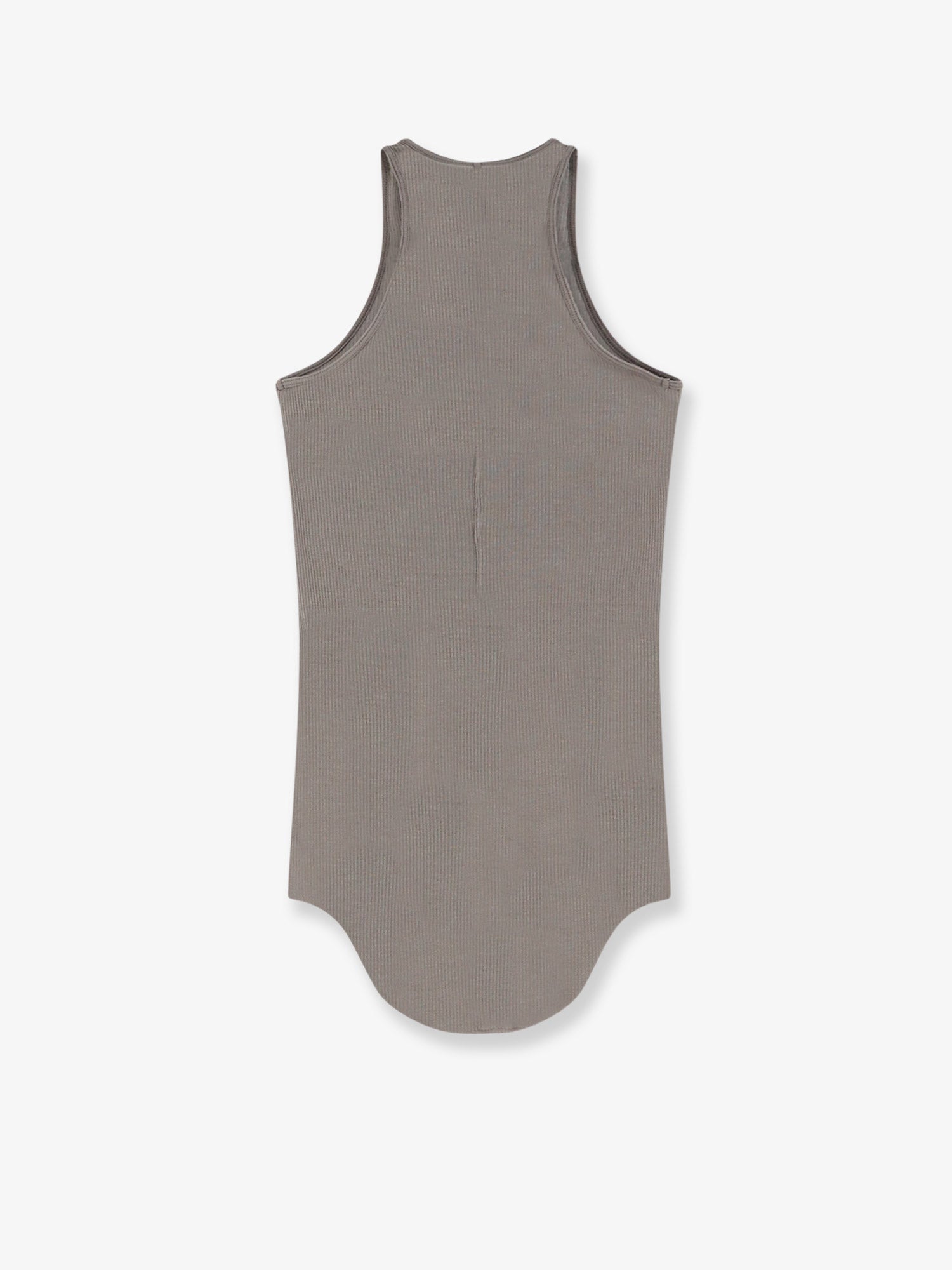 Rick Owens Tower Cotton And Silk Blend Tank Top