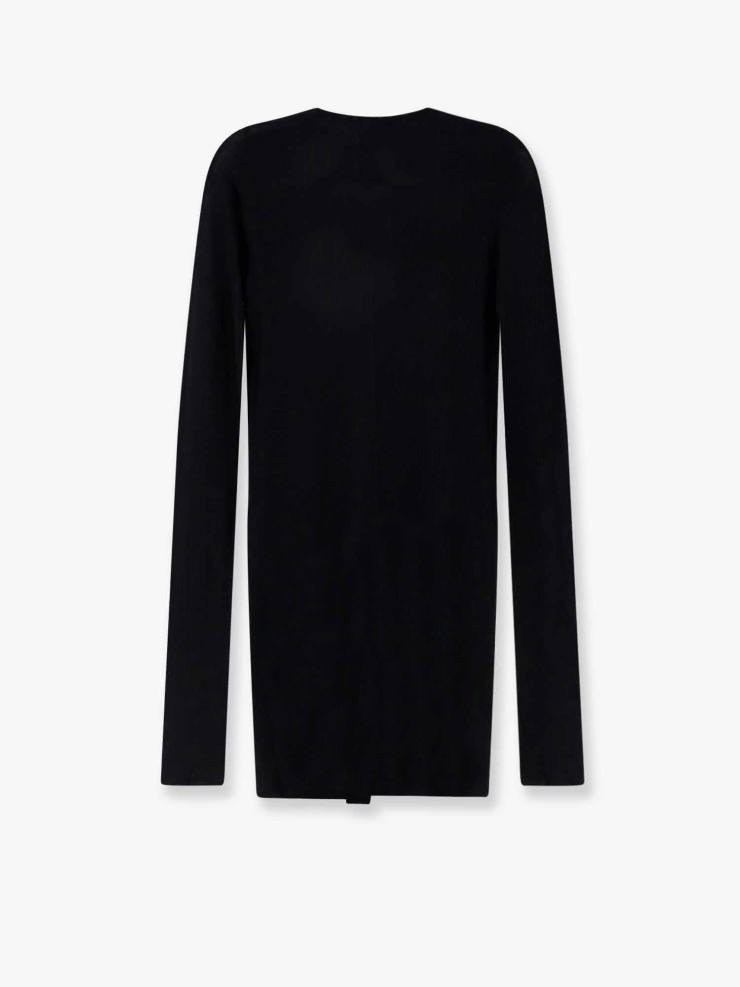 Rick Owens Viscose And Silk Blend T-shirt