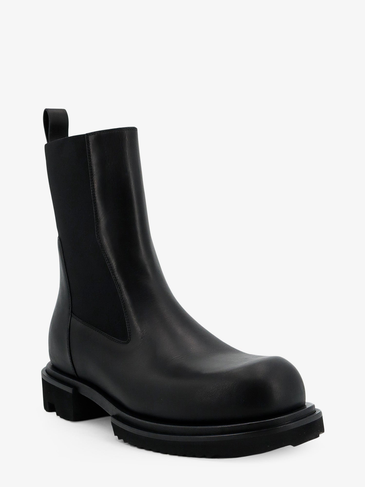 Rick Owens Gabe Leather Beatle Boots