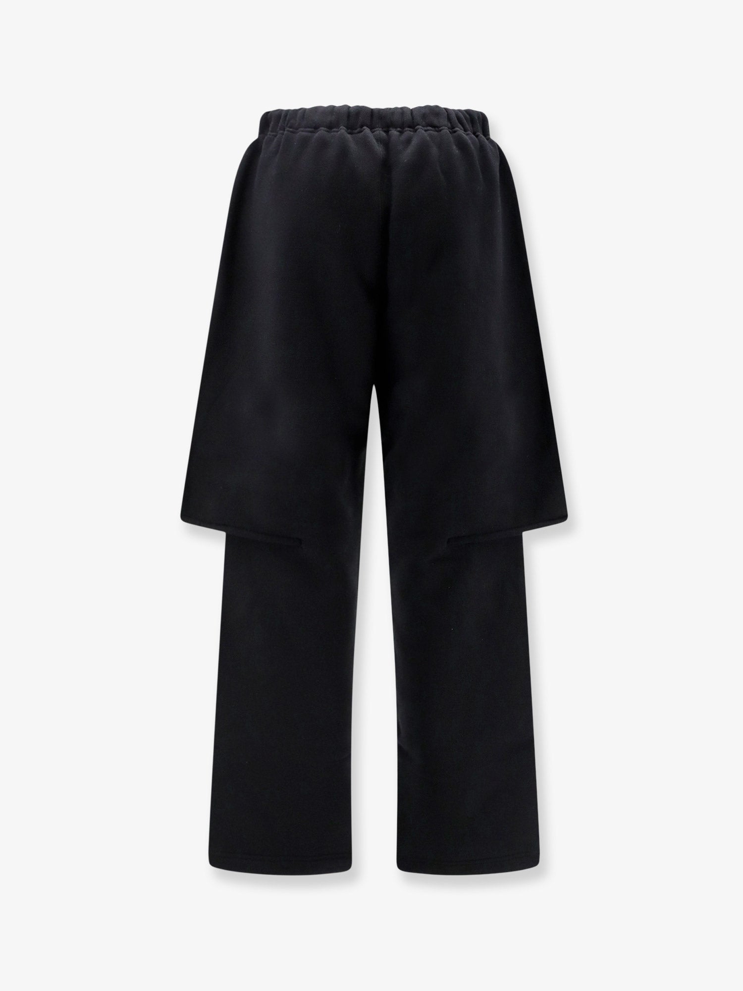 Sacai Cotton Trousers With A Layered Trompe L'oeil Design