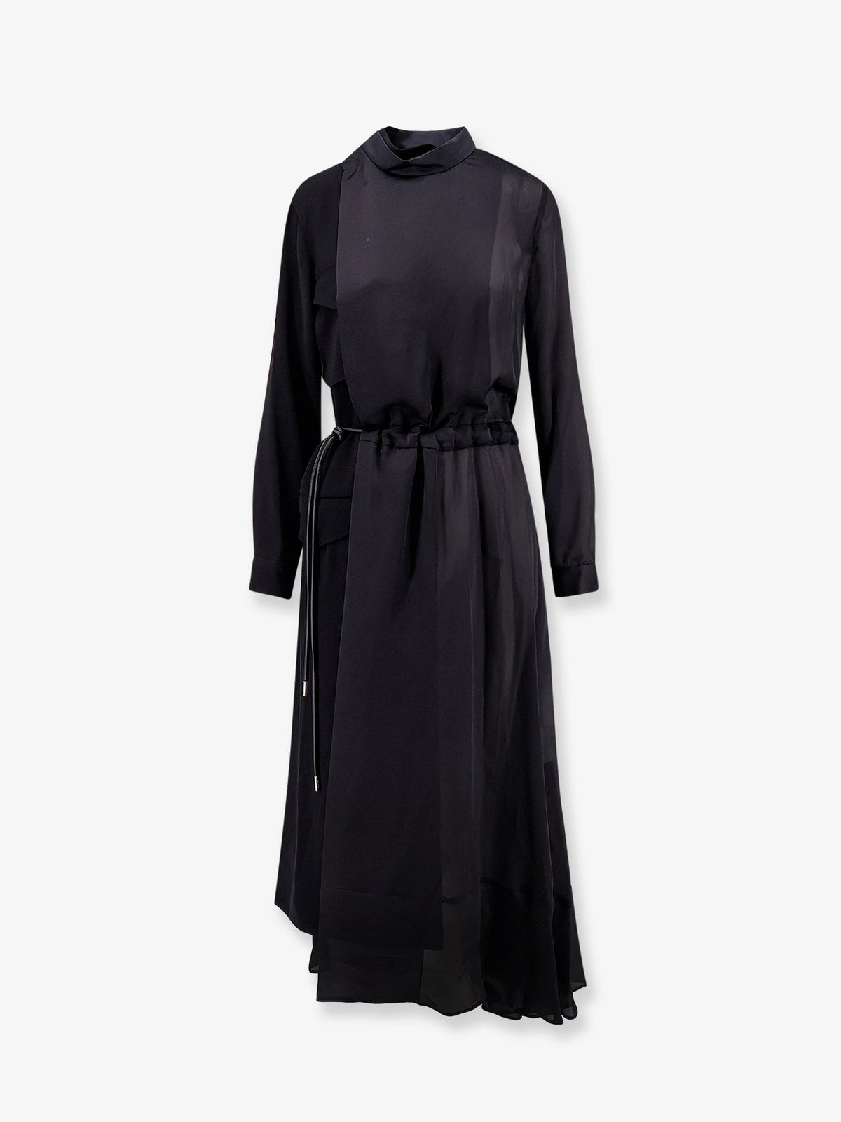 Sacai Dress With Satin Inserts