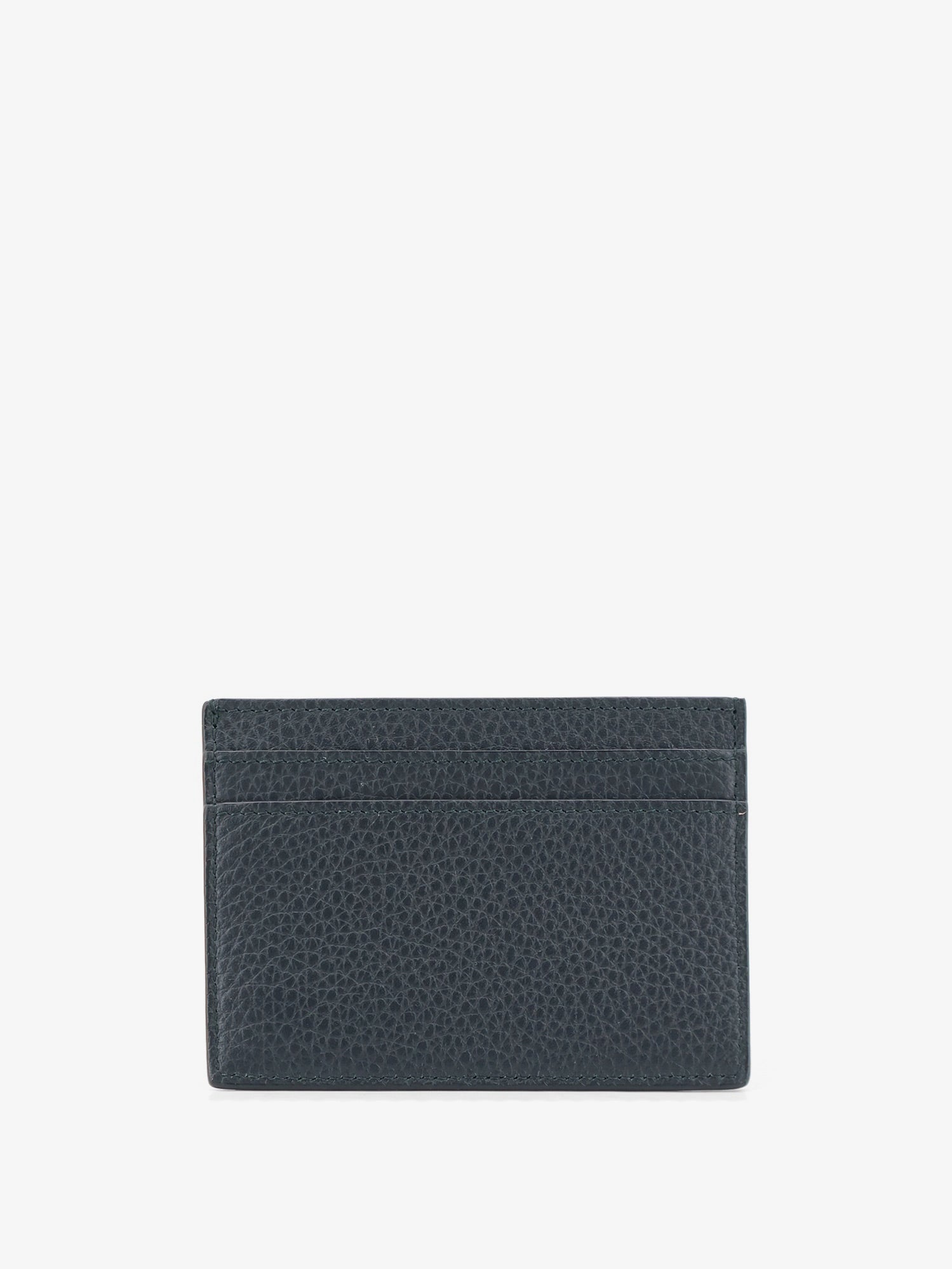 Saint Laurent Tiny Cassandre Textured Leather Card Holder