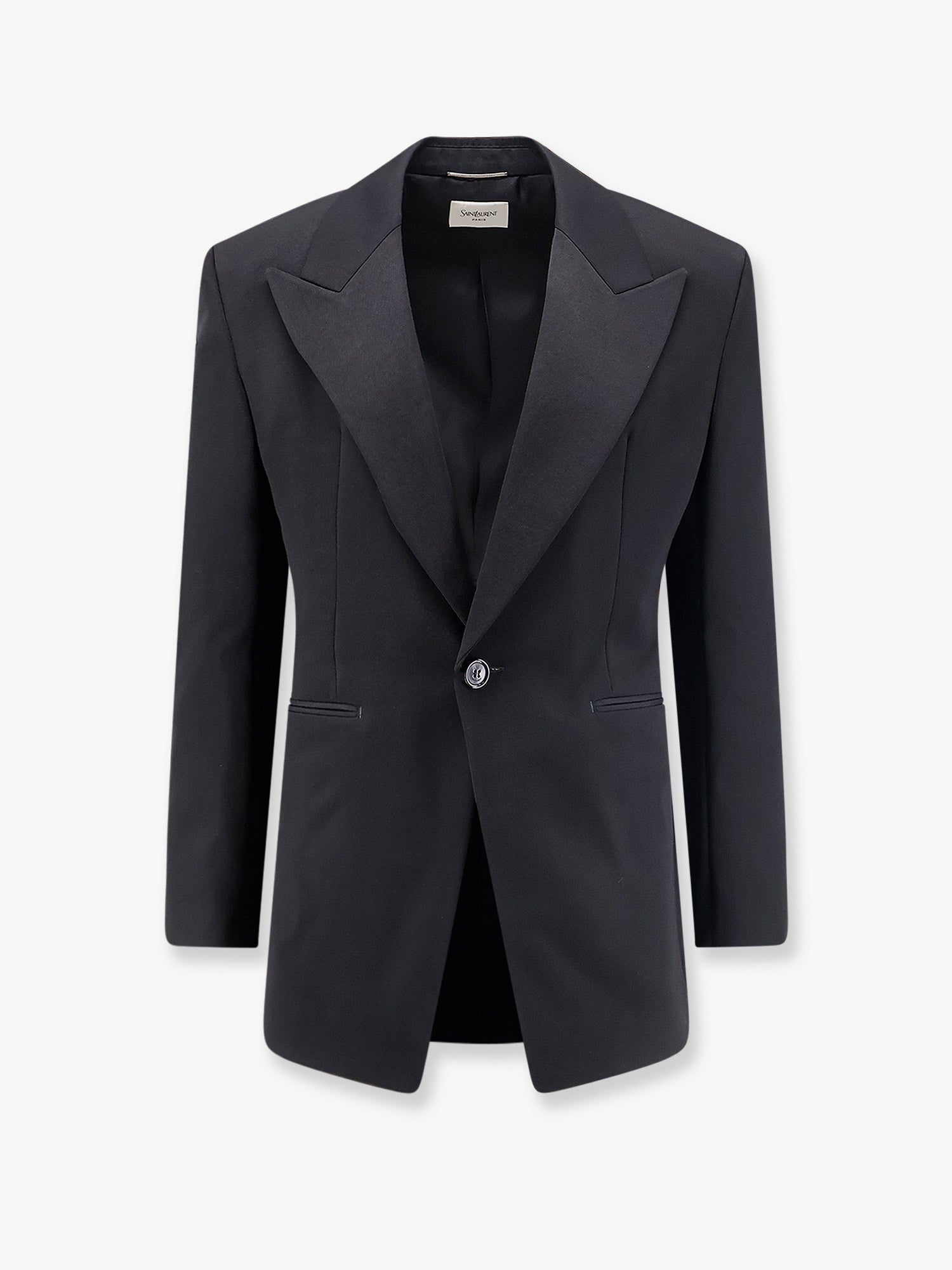 Saint Laurent Single-breasted Certified Wool Blazer