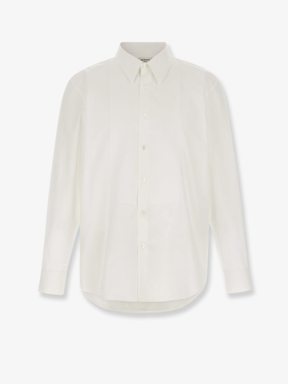 Saint Laurent Cotton Shirt With Plastron