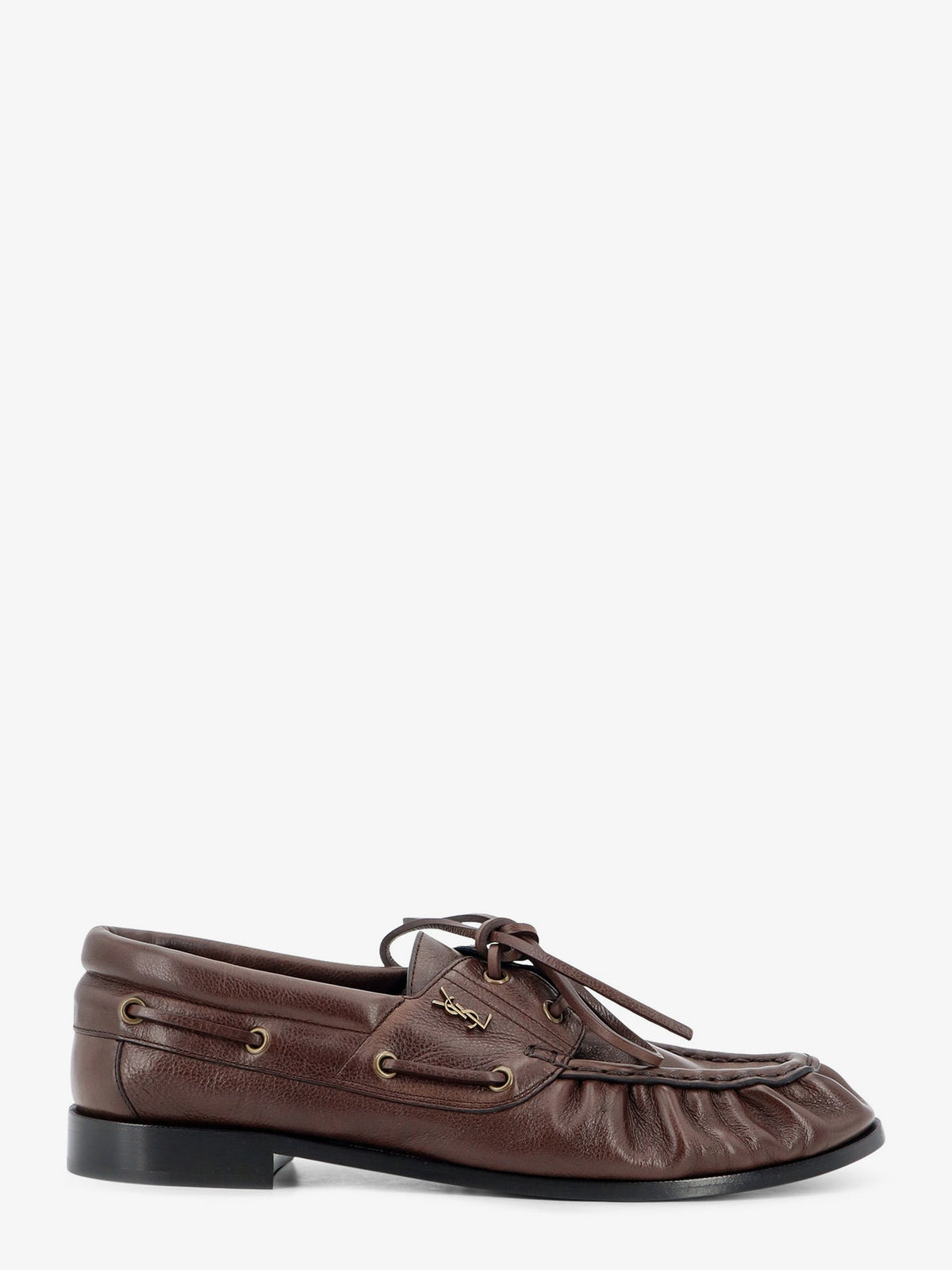 Saint Laurent Le Loafer Bateau Leather Loafers
