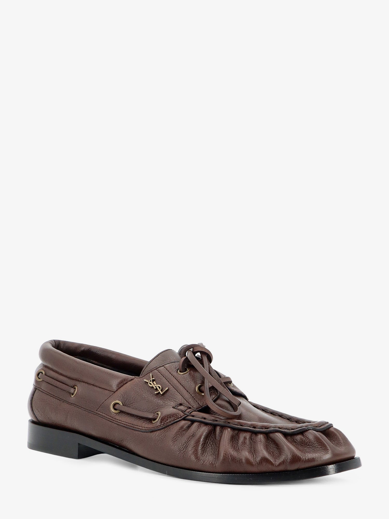 Saint Laurent Le Loafer Bateau Leather Loafers