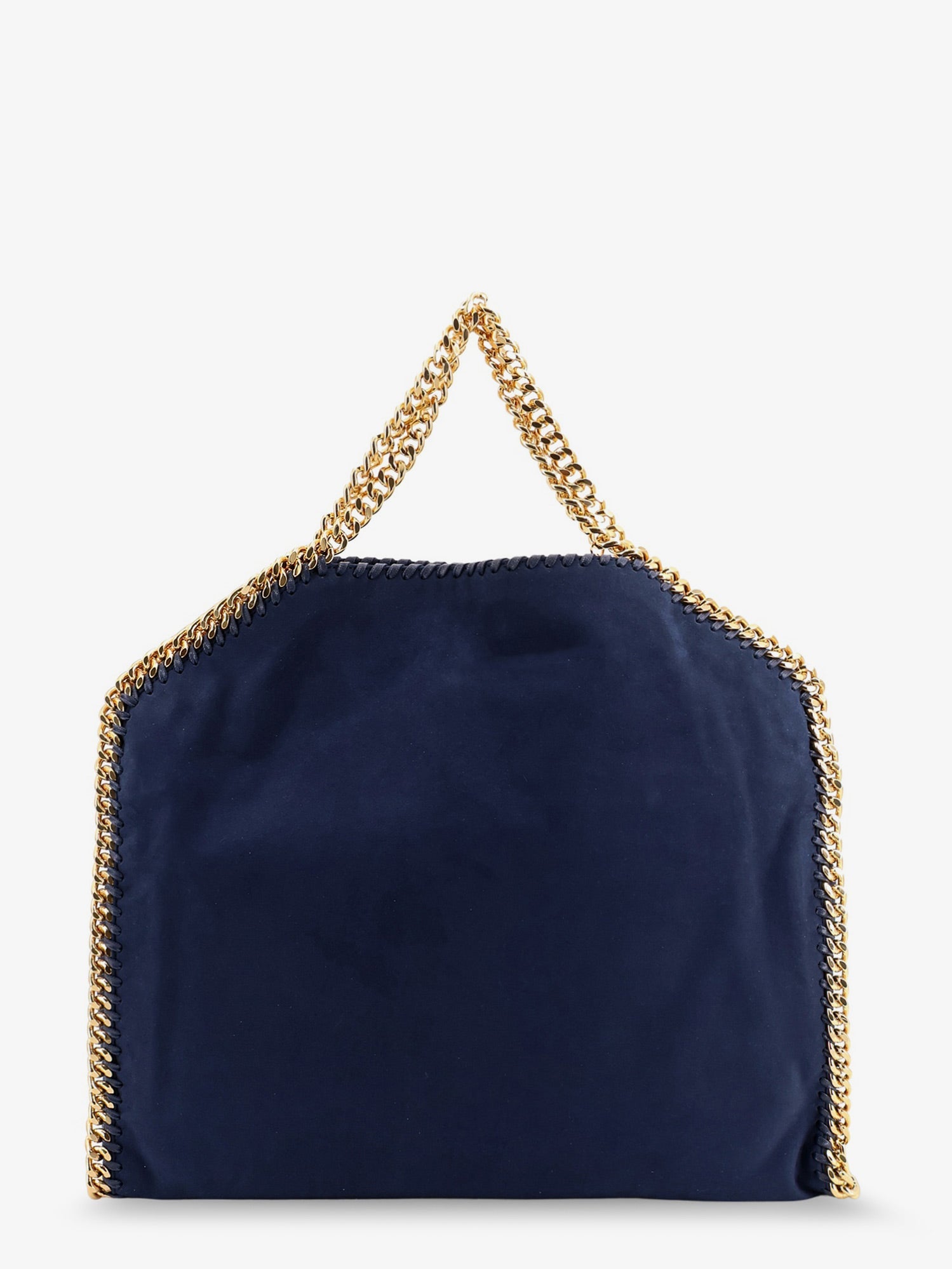 Stella Mccartney Falabella Alter Suede Shoulder Bag With Metal Profiles