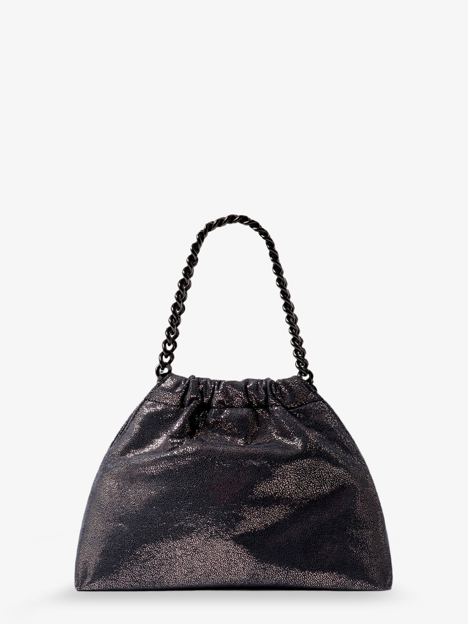 Stella Mccartney Falabella Eco Shiny Dotted Chamois Fabric Shoulder Bag