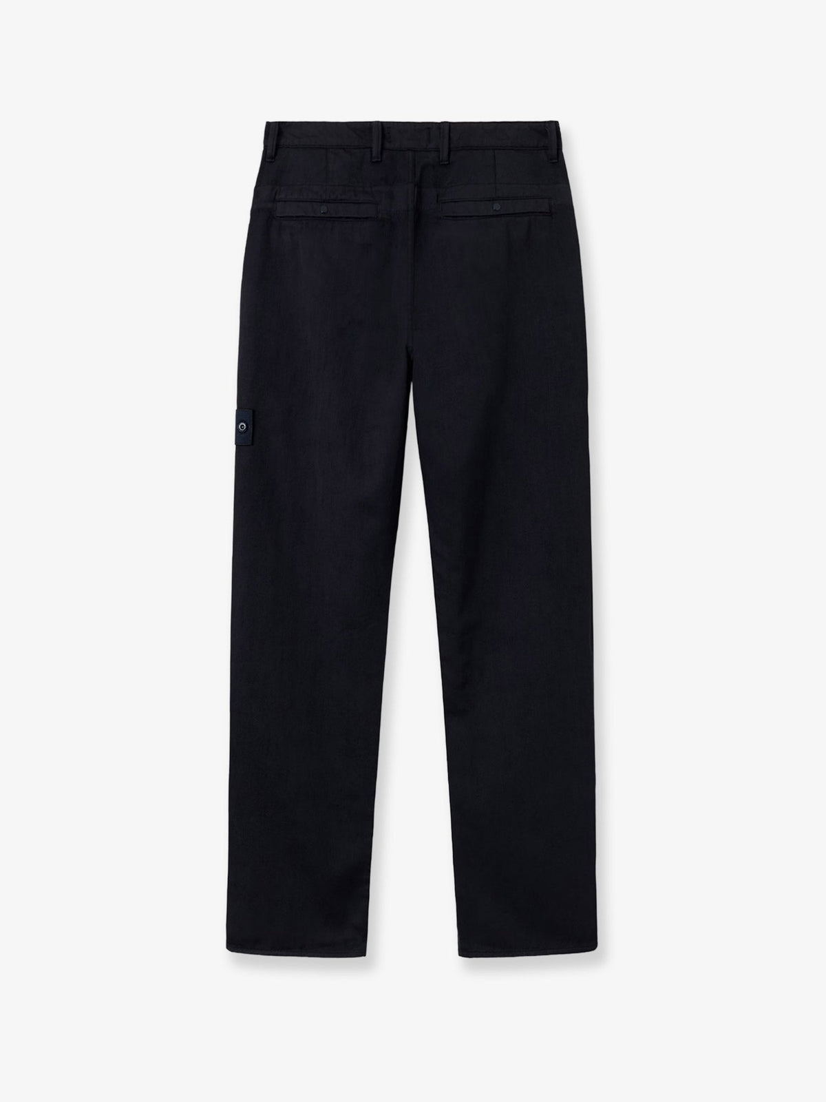 Stone Island Wool And Cotton Blend Trousers