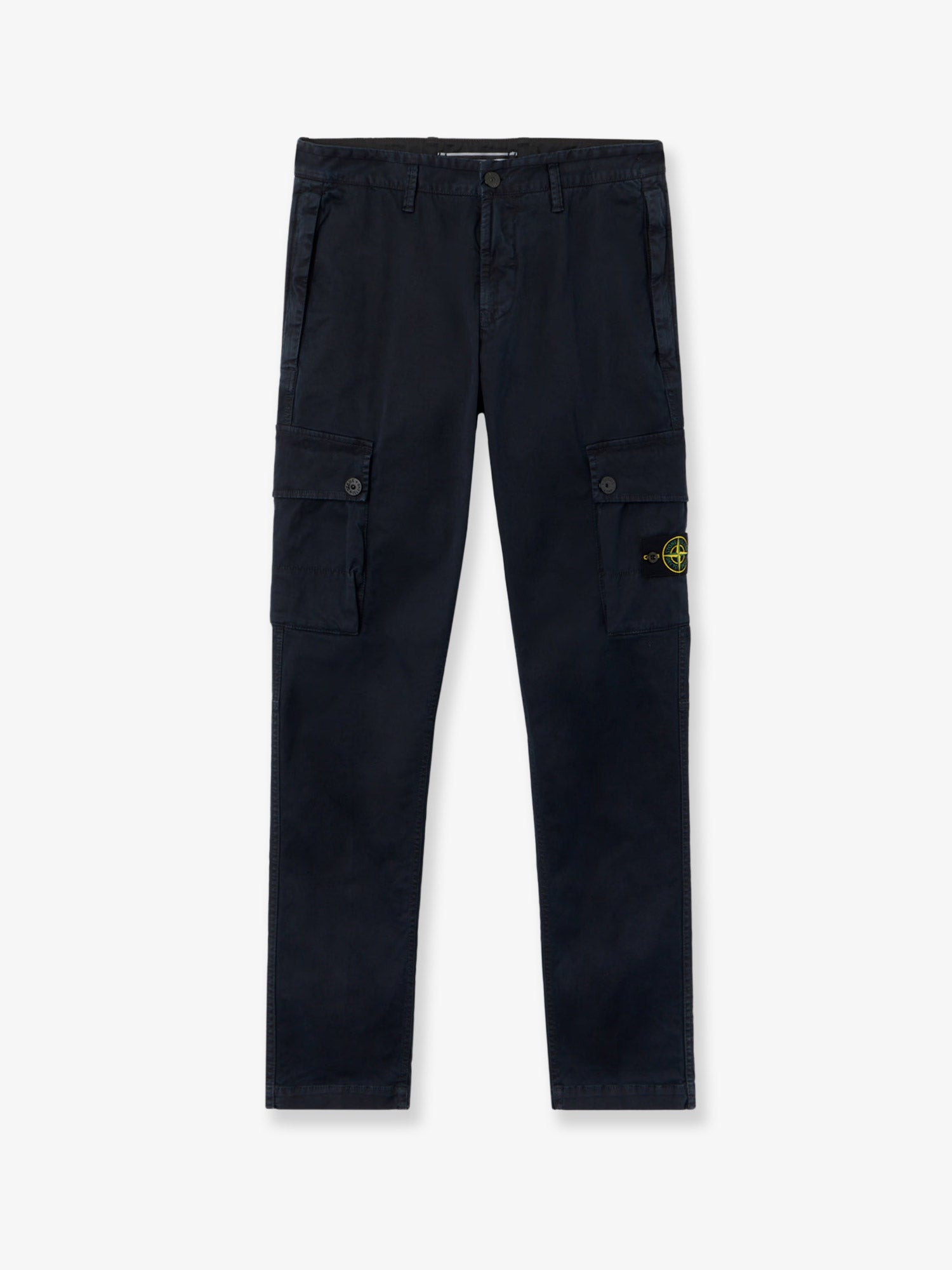 Stone Island Cotton Blend Cargo Trousers