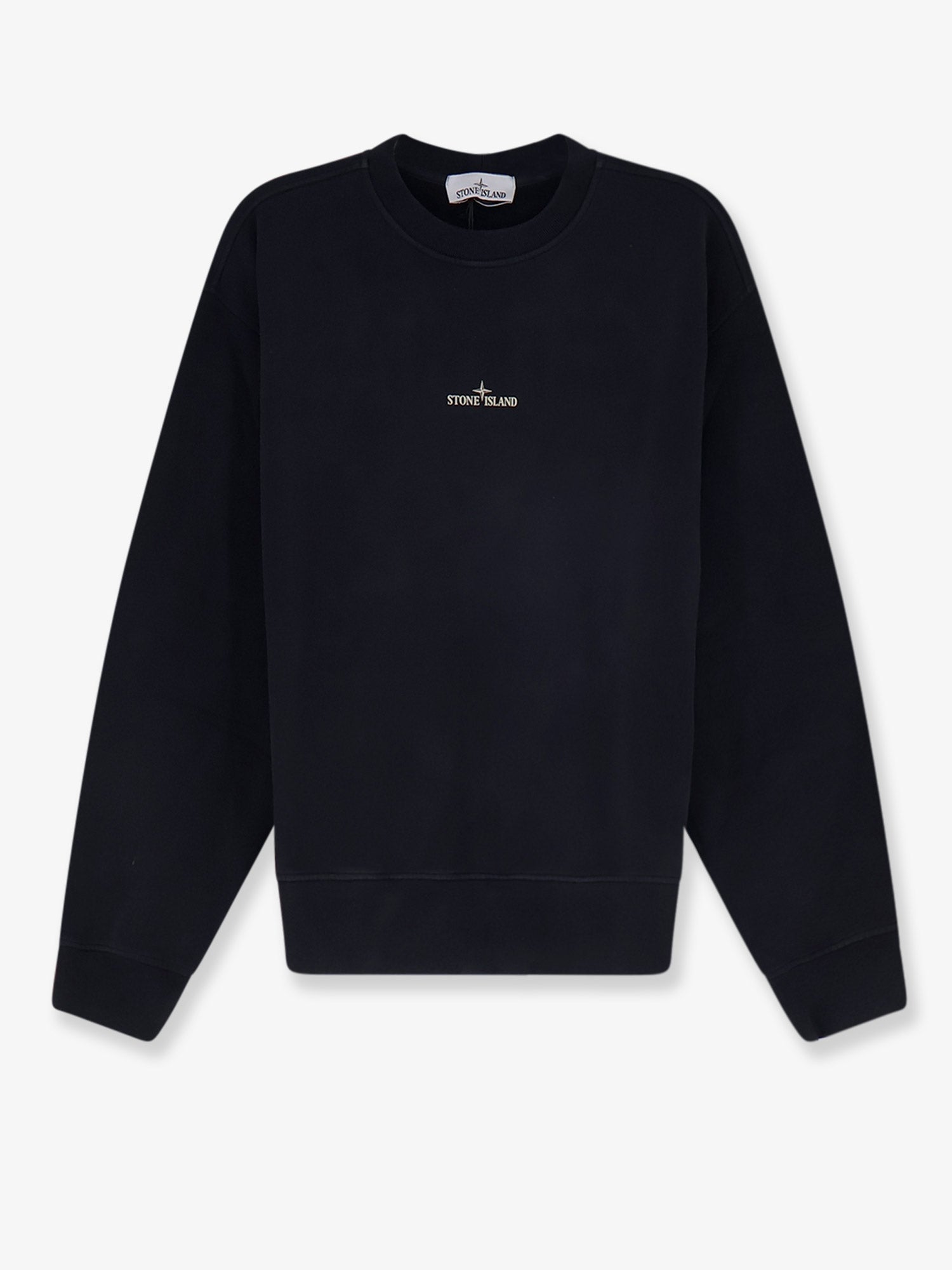 Stone Island Organic Cotton Sweatshirt With Logo Print