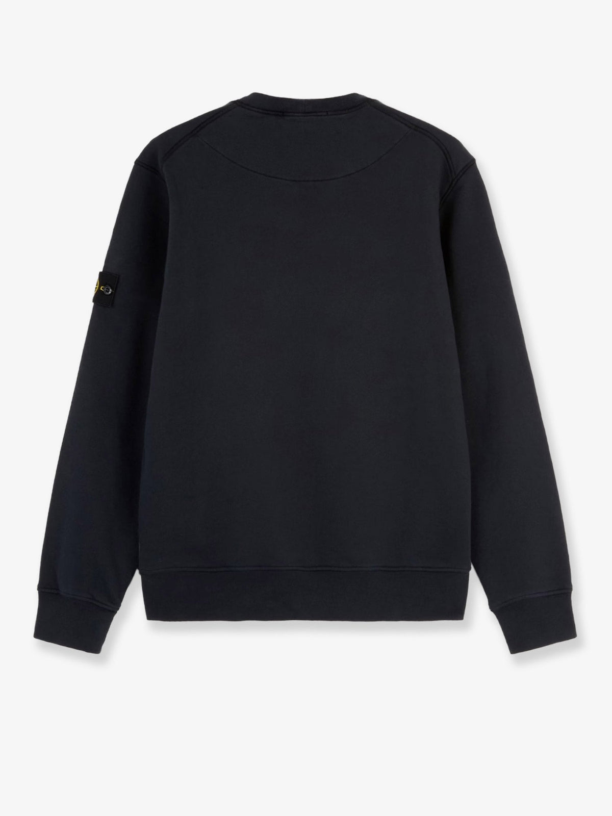 Stone Island Cotton Sweatshirt With Side Logo Patch