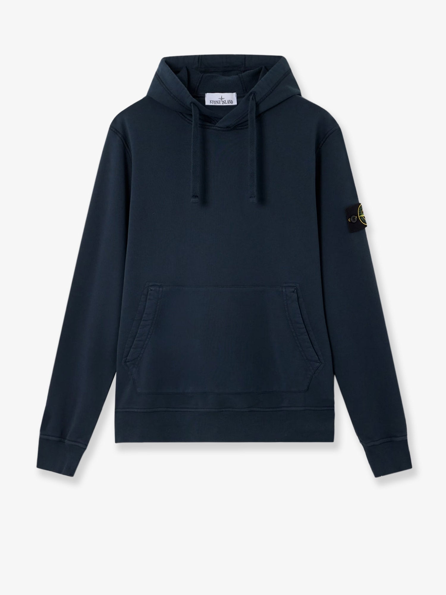 Stone Island Cotton Sweatshirt With Side Logo Patch
