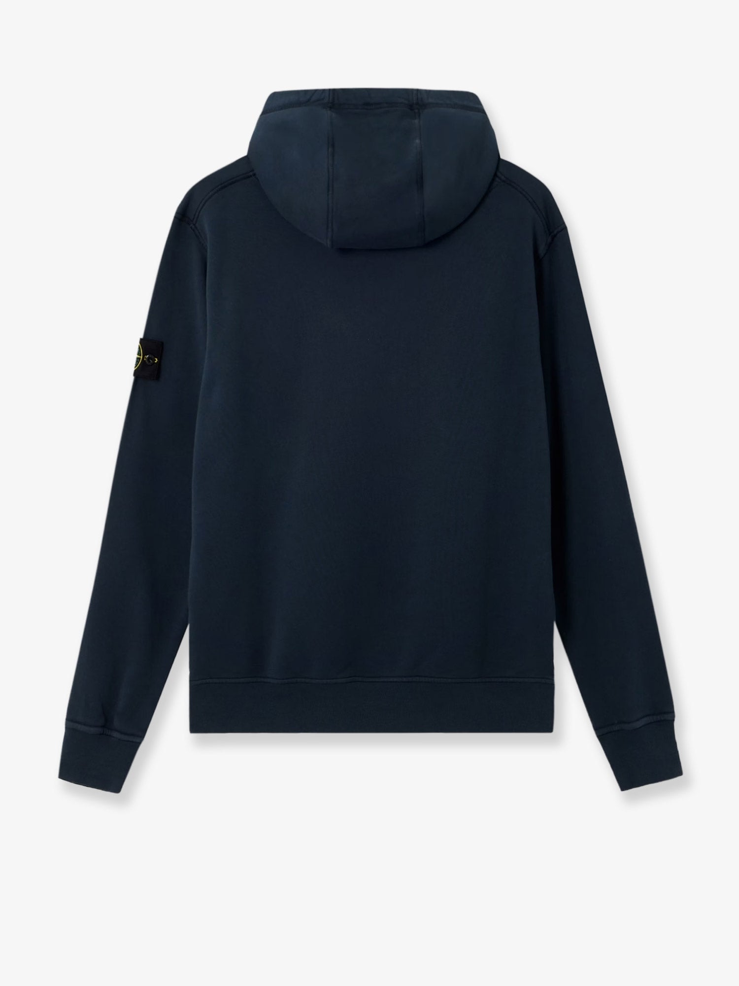 Stone Island Cotton Sweatshirt With Side Logo Patch