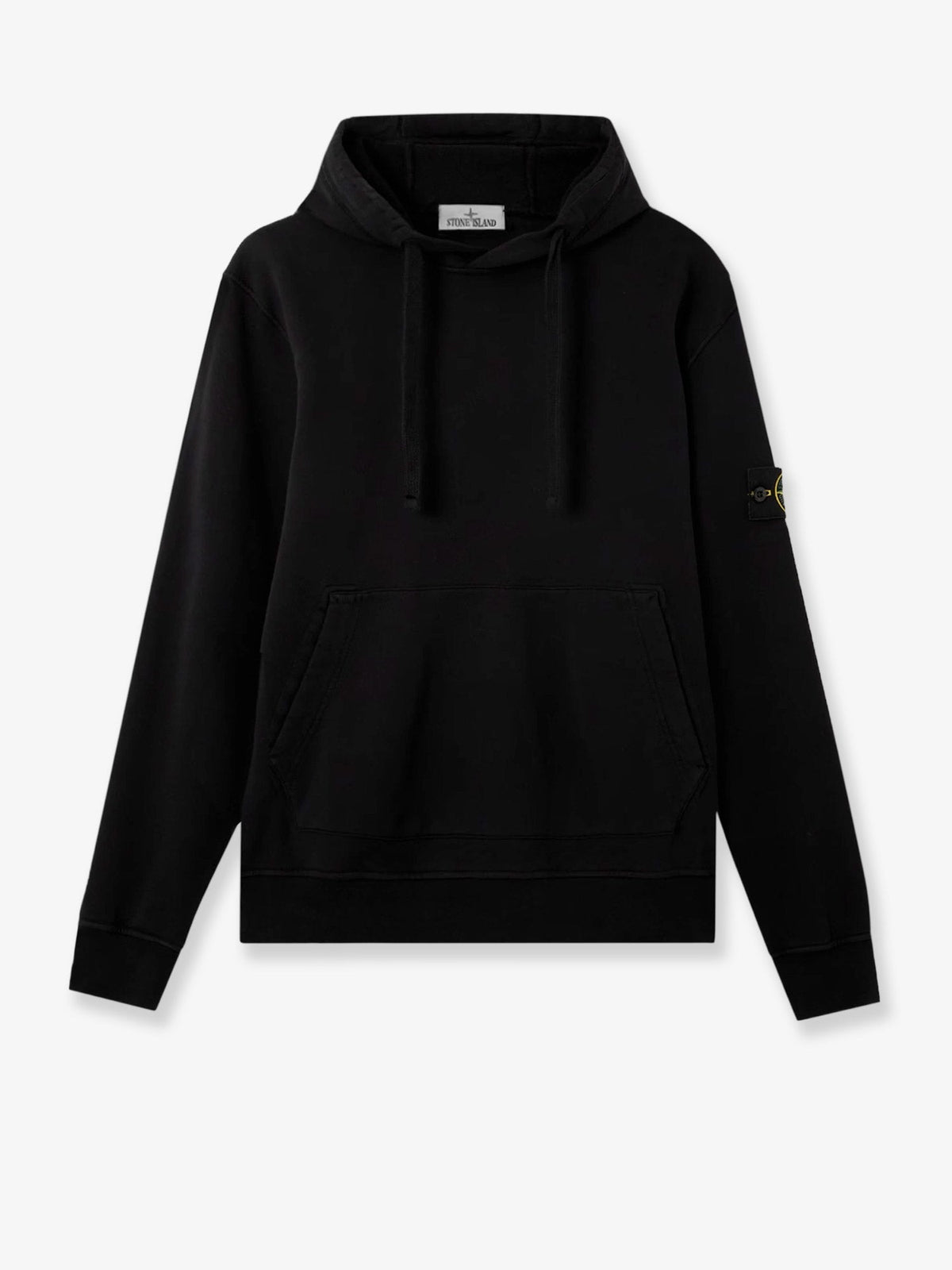 Stone Island Cotton Sweatshirt With Side Logo Patch