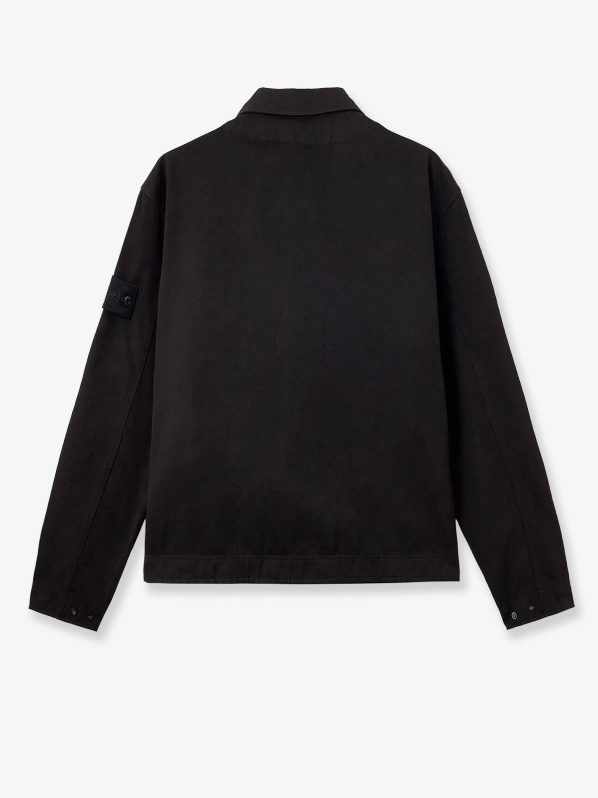 Stone Island Raw Hand Wool Cotton Gabardine-tc S.i: Ghost Wool And Cotton Blend Jacket