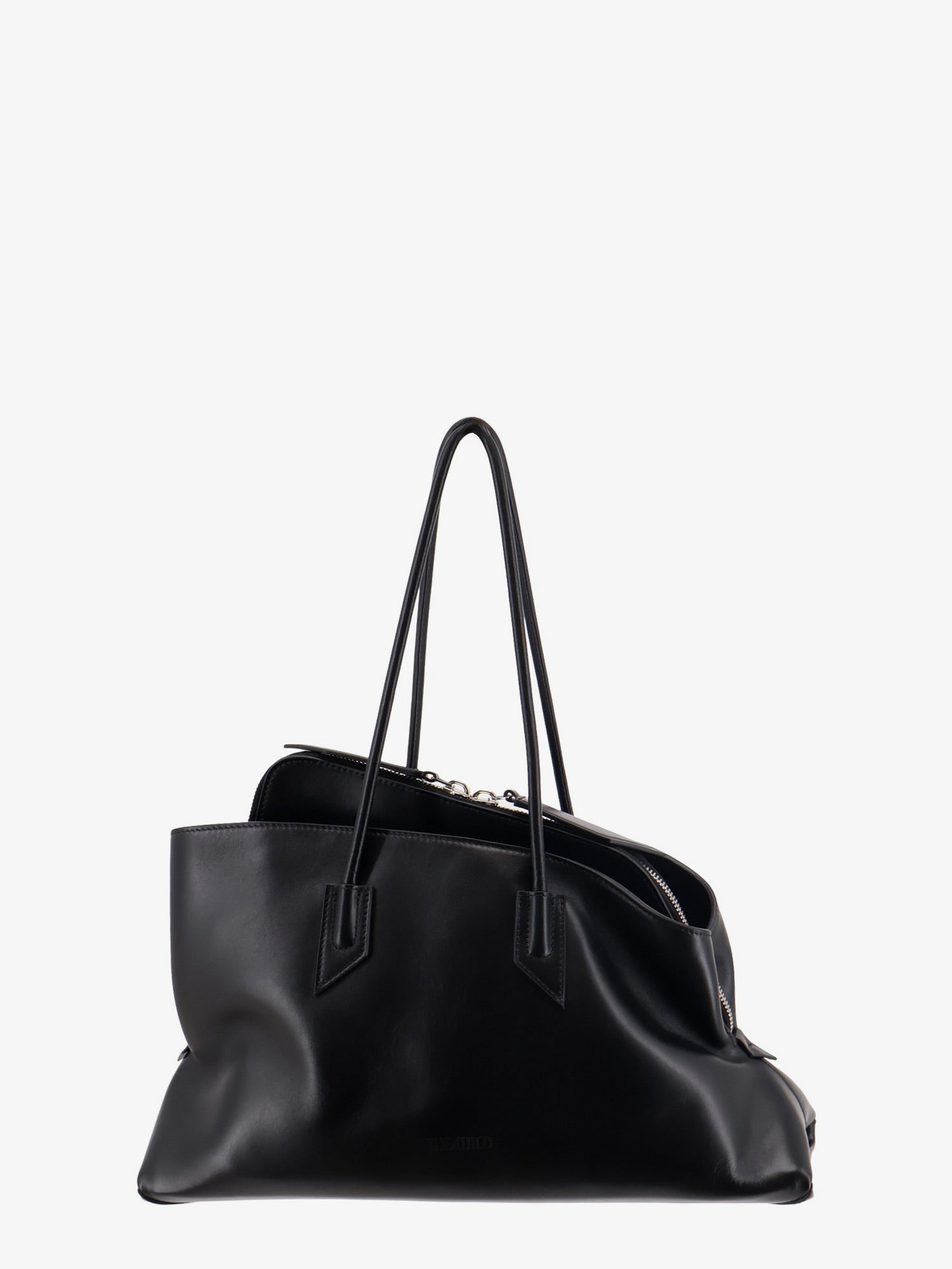 The Attico La Passeggiata Medium Leather Shoulder Bag