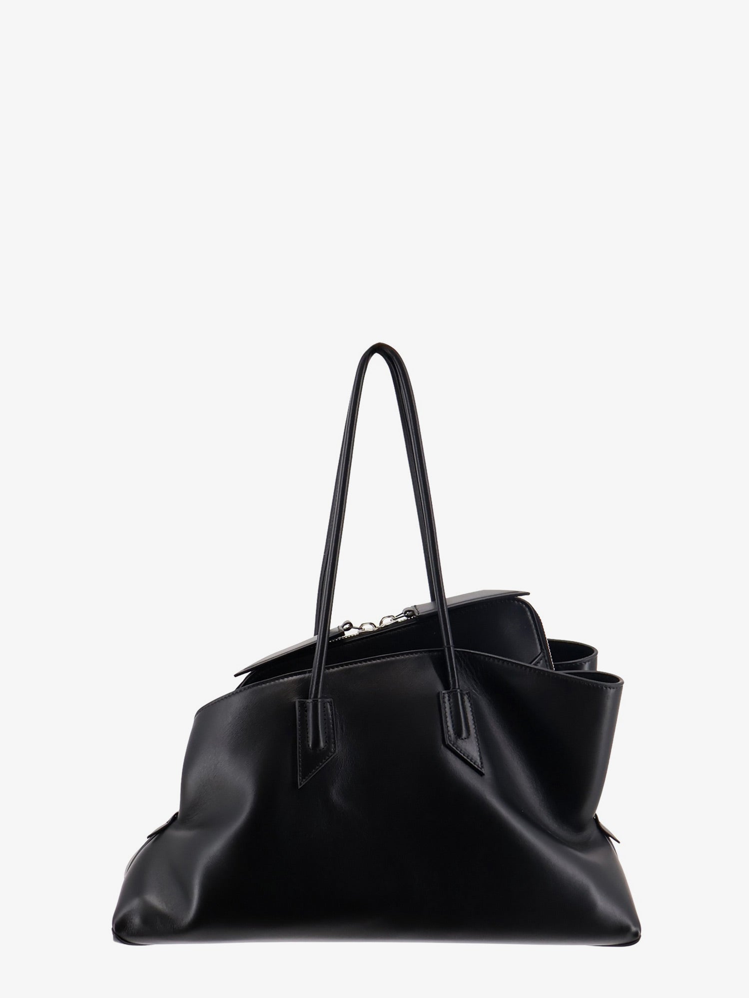 The Attico La Passeggiata Medium Leather Shoulder Bag