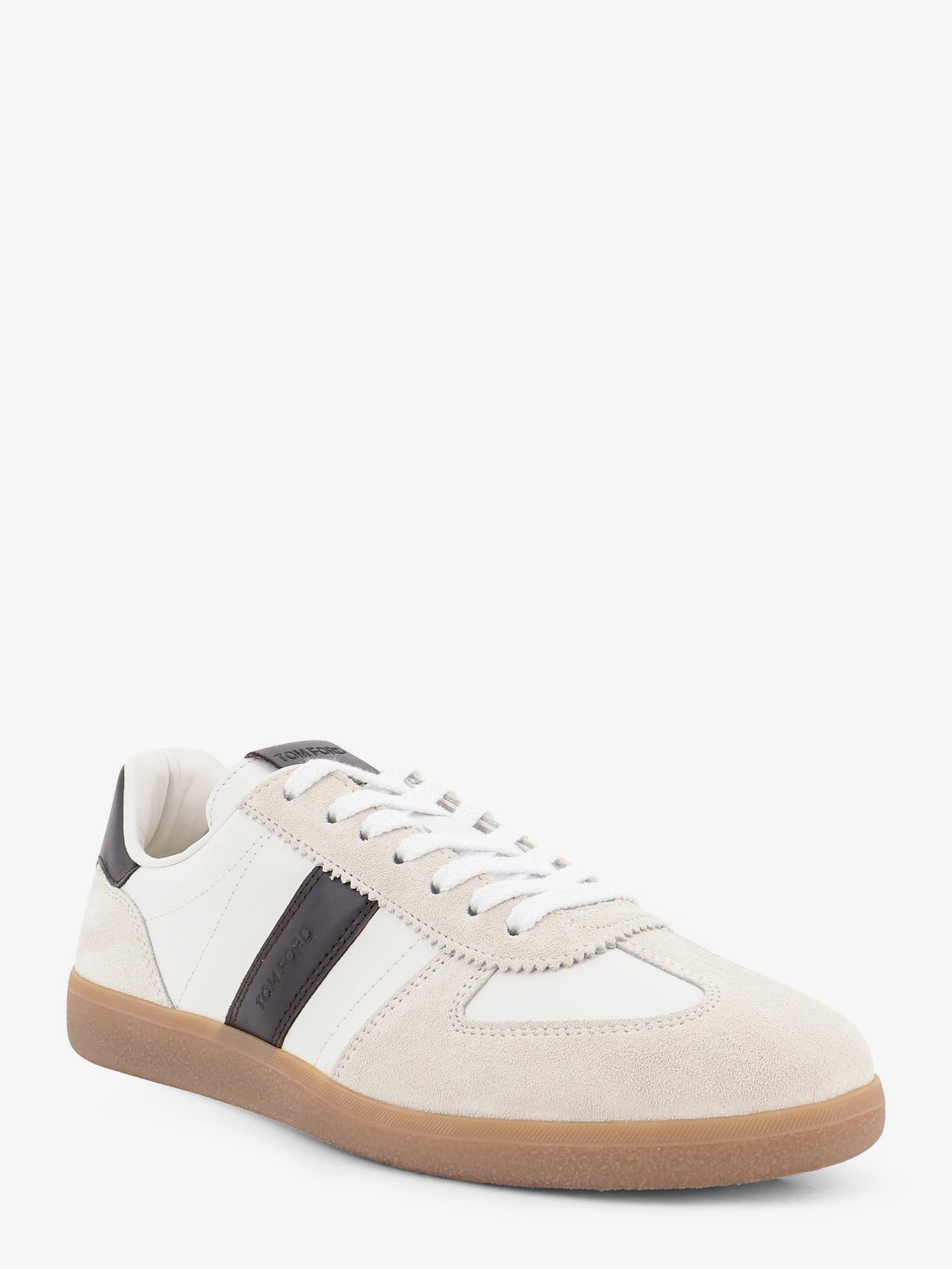 Tom Ford Archer Suede And Leather Low-top Sneakers