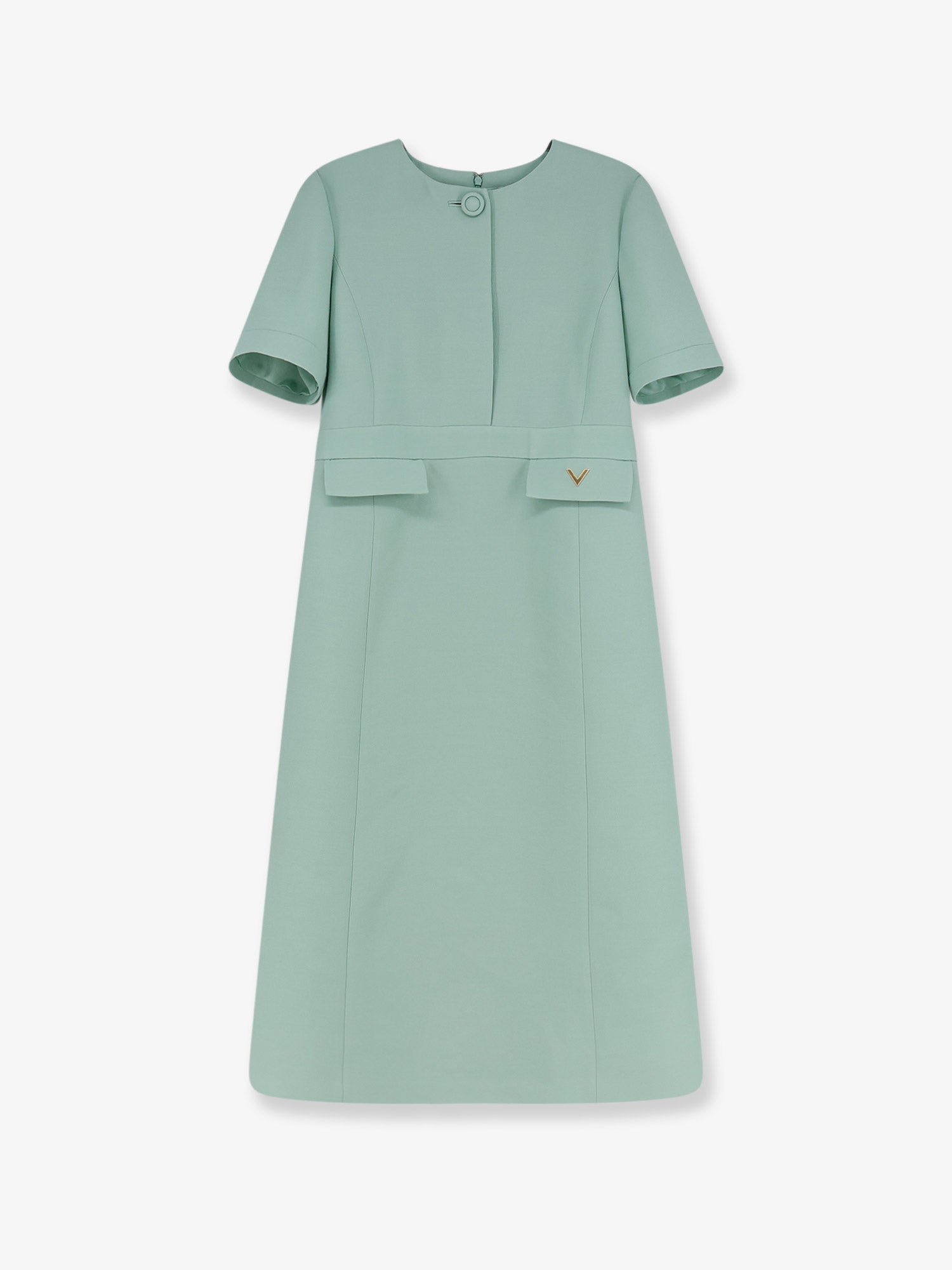 Valentino Crepe Couture Midi Dress