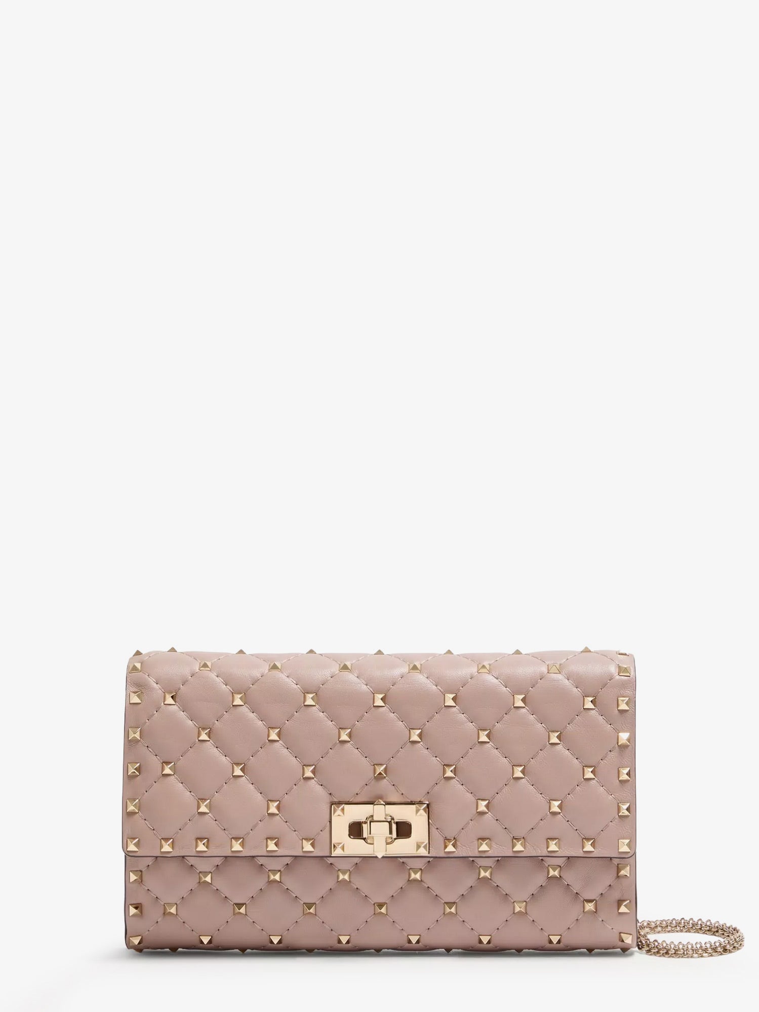 Valentino Rockstud Spike Leather Crossbody With Iconic All-over Studs