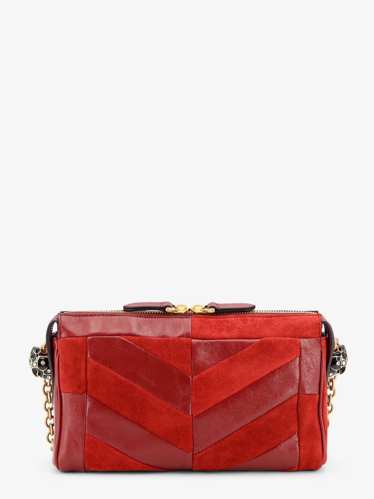 Valentino Panthea Suede And Leather Crossbody Bag