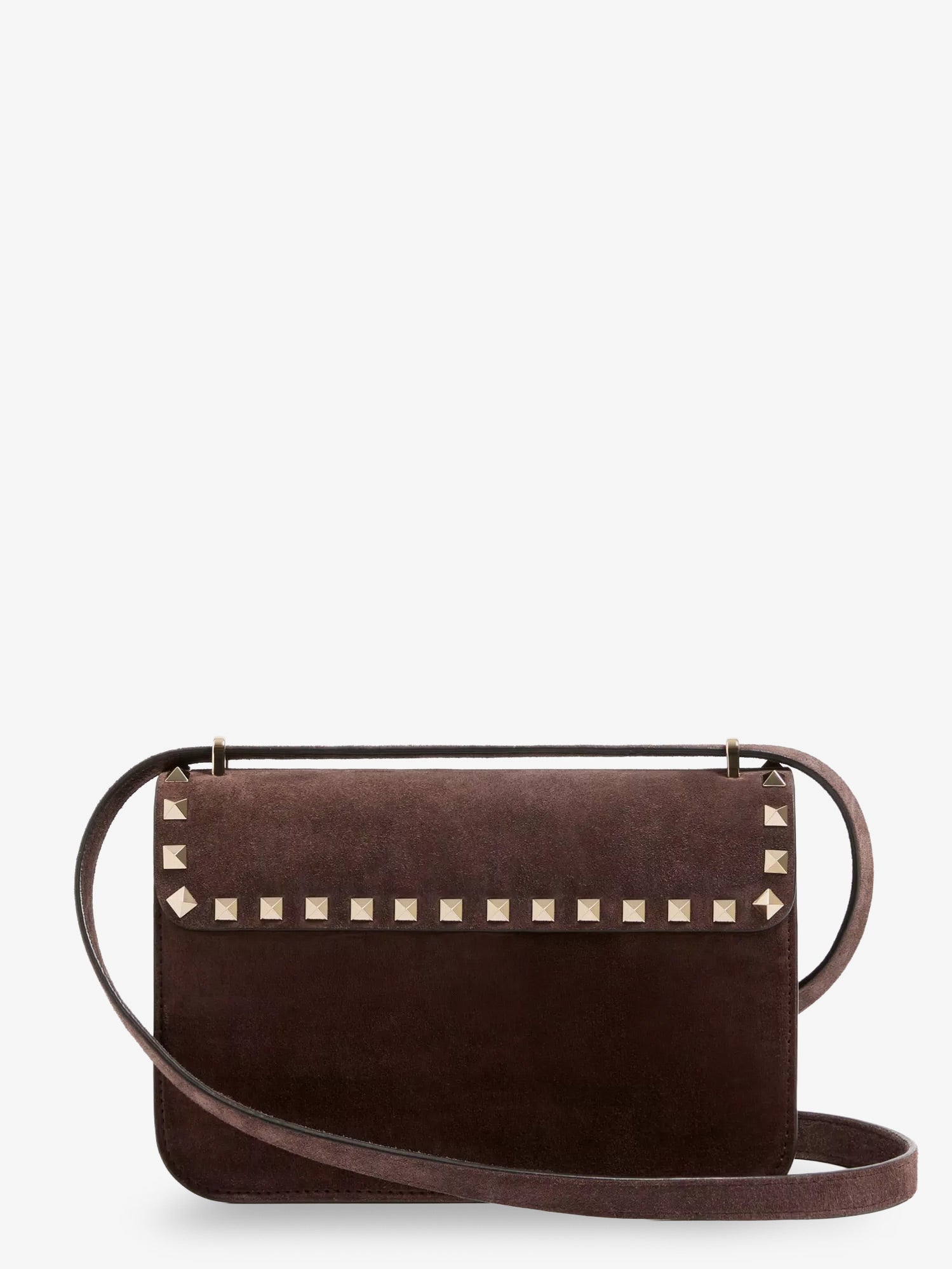 Valentino Rockstud Suede Crossbody Bag