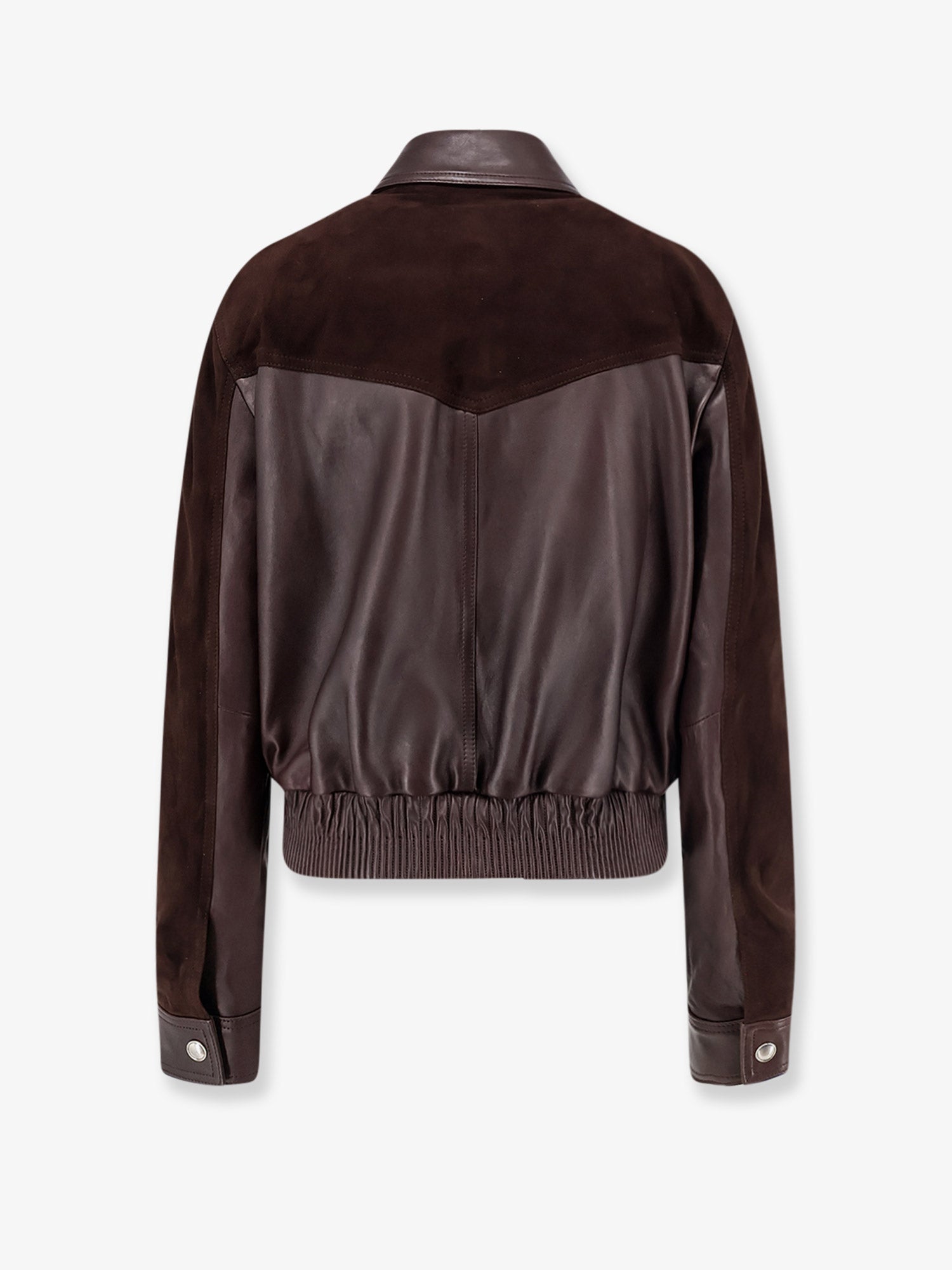 Versace Leather And Suede Jacket