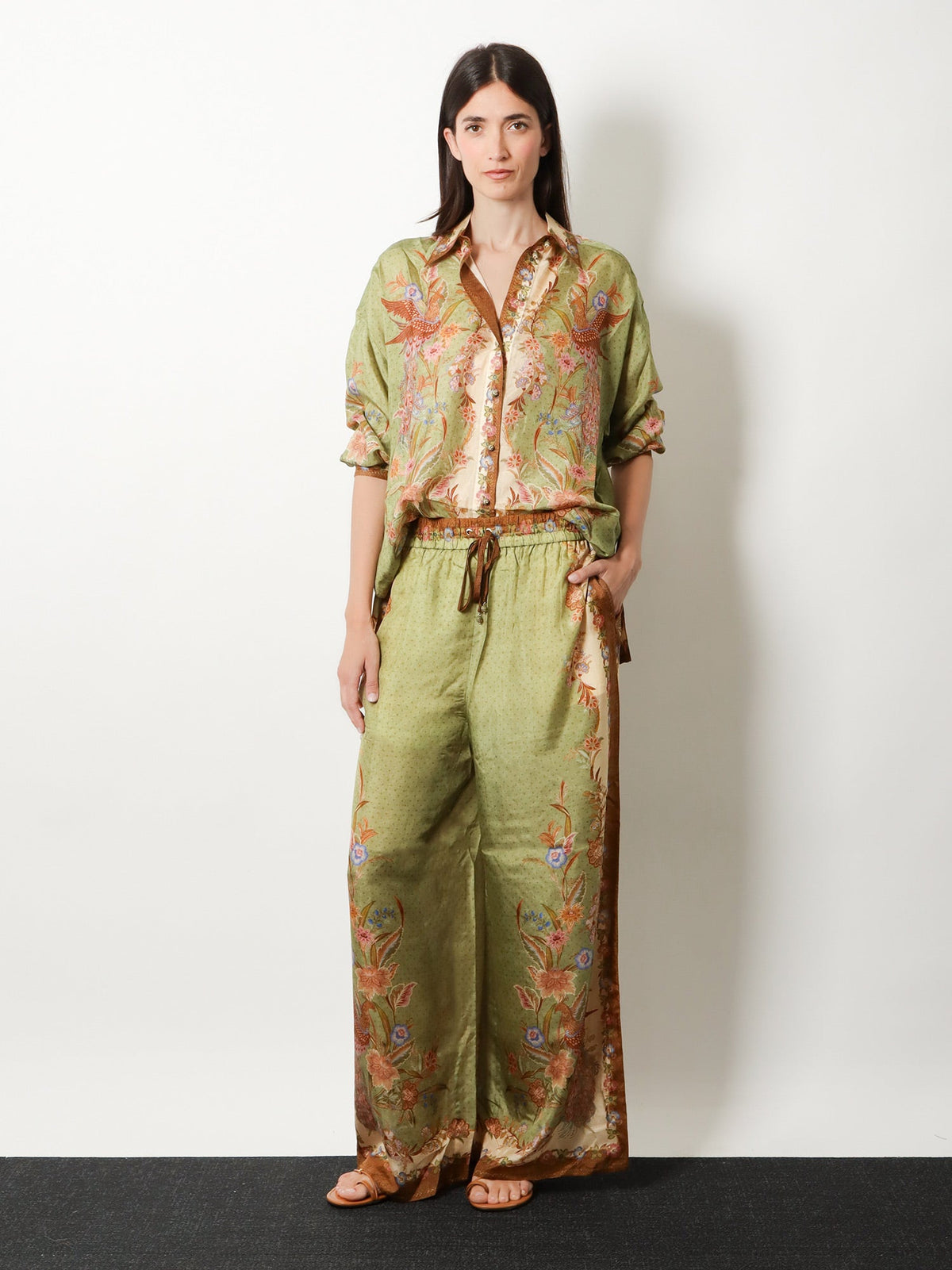 Zimmermann Indra Silk Trousers