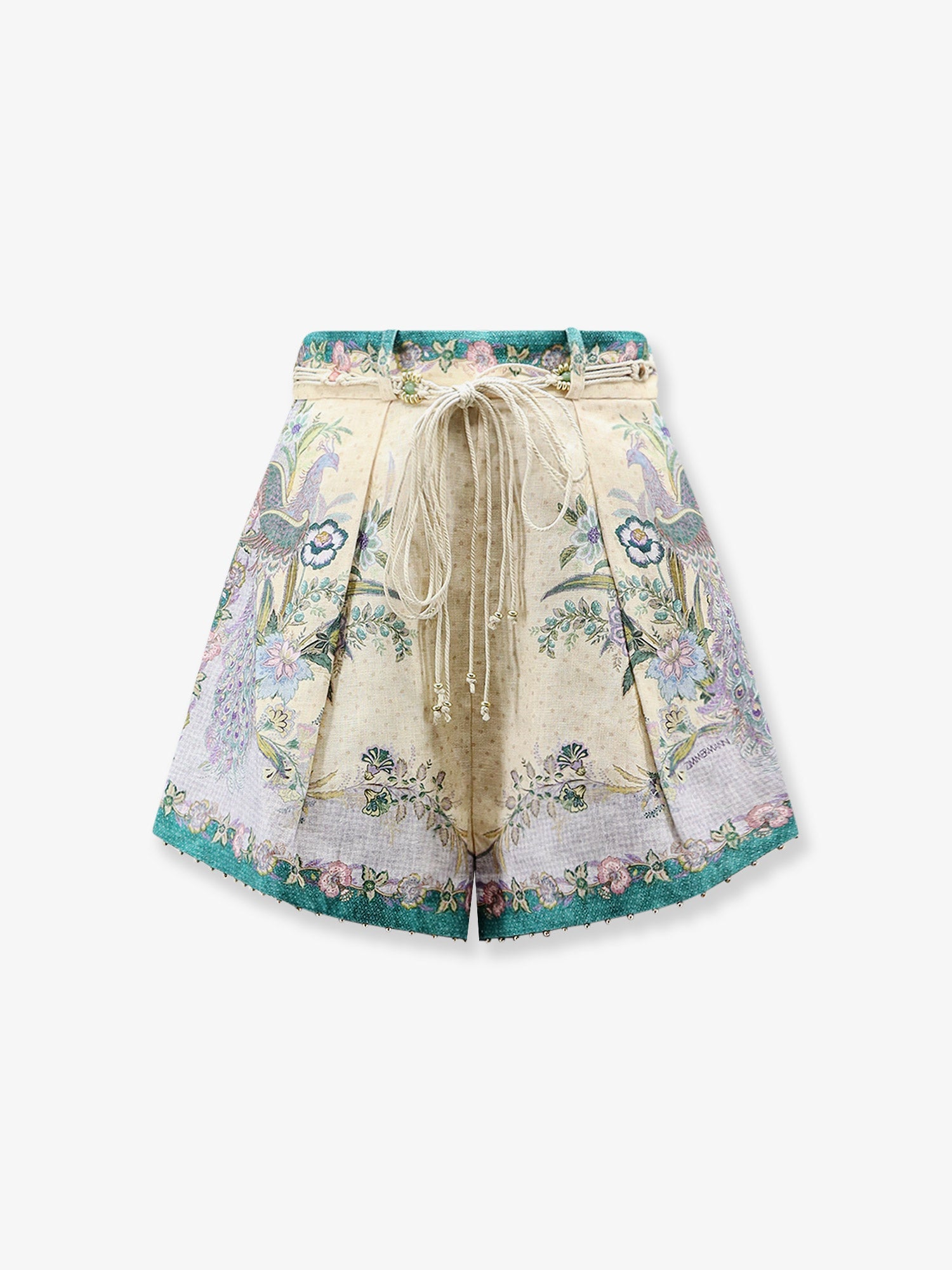 Zimmermann Indra Cotton And Silk Shorts