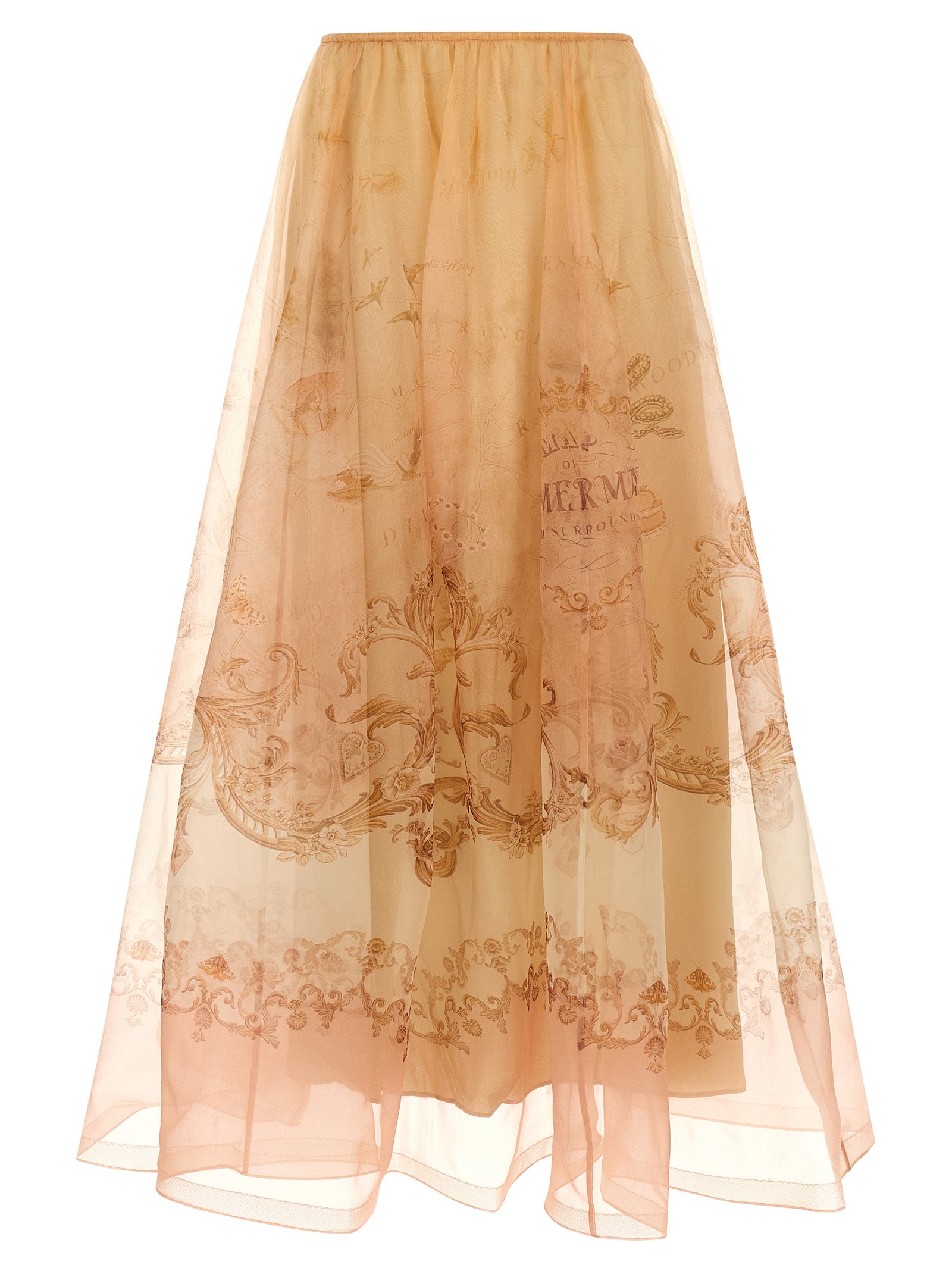 Zimmermann 'Hypnotic Organza Maxi' Skirt