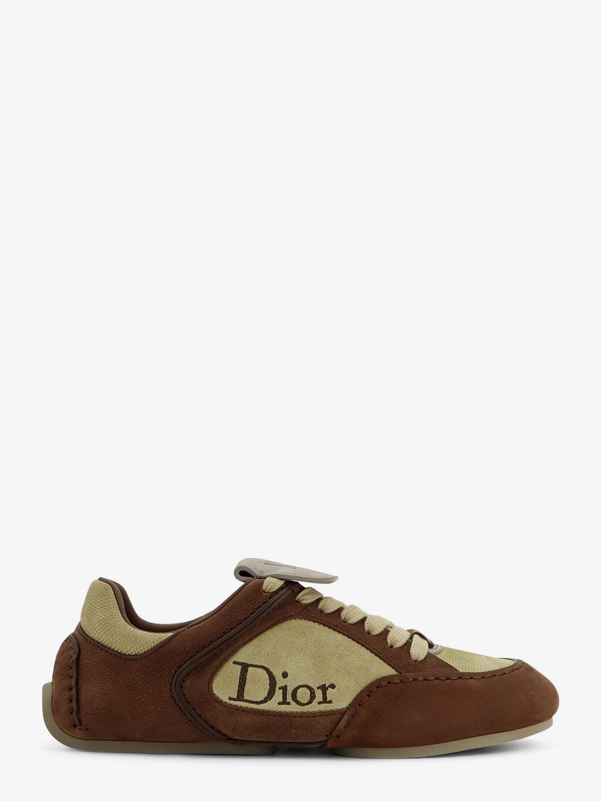 Dior Derby Dior Roadienabuk Sneakers With Leather Inserts
