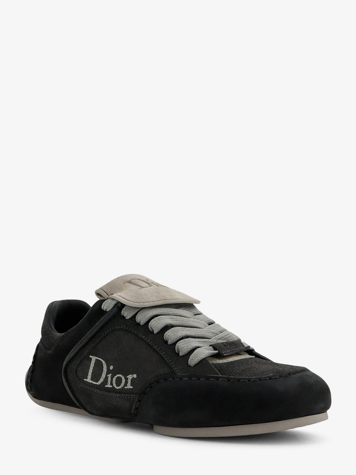 Dior Derby Dior Roadie Nabuk And Suede Sneakers