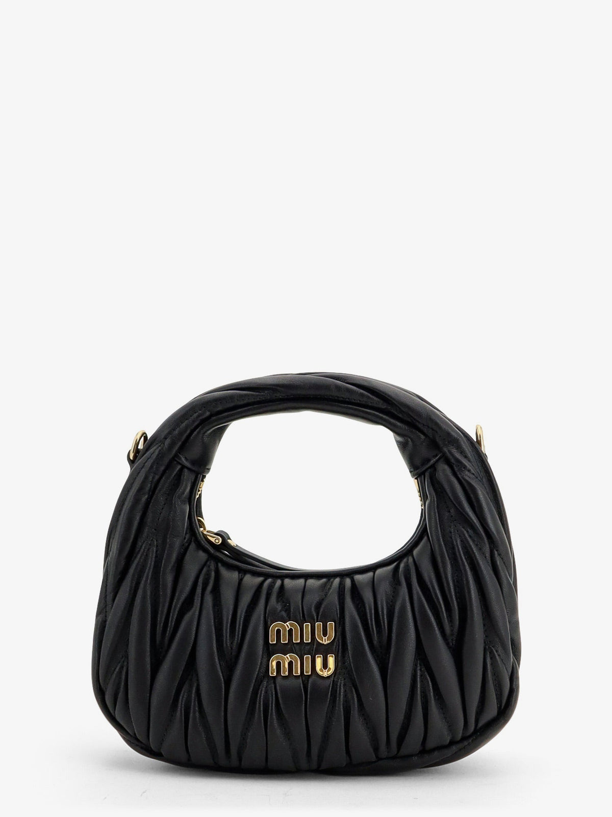 Miu Miu Wander Matelassé Leaher Mini Hobo Bag