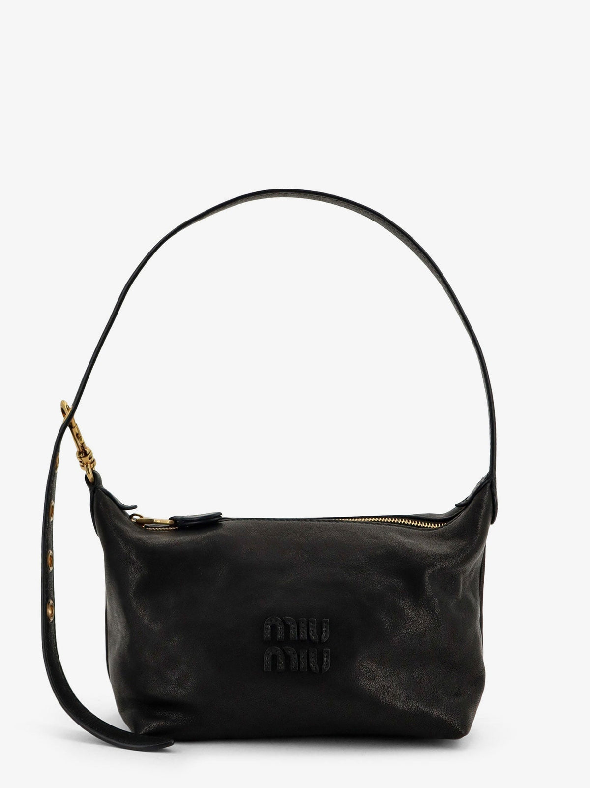 Miu Miu Nappa Aviator Leather Shoulder Bag